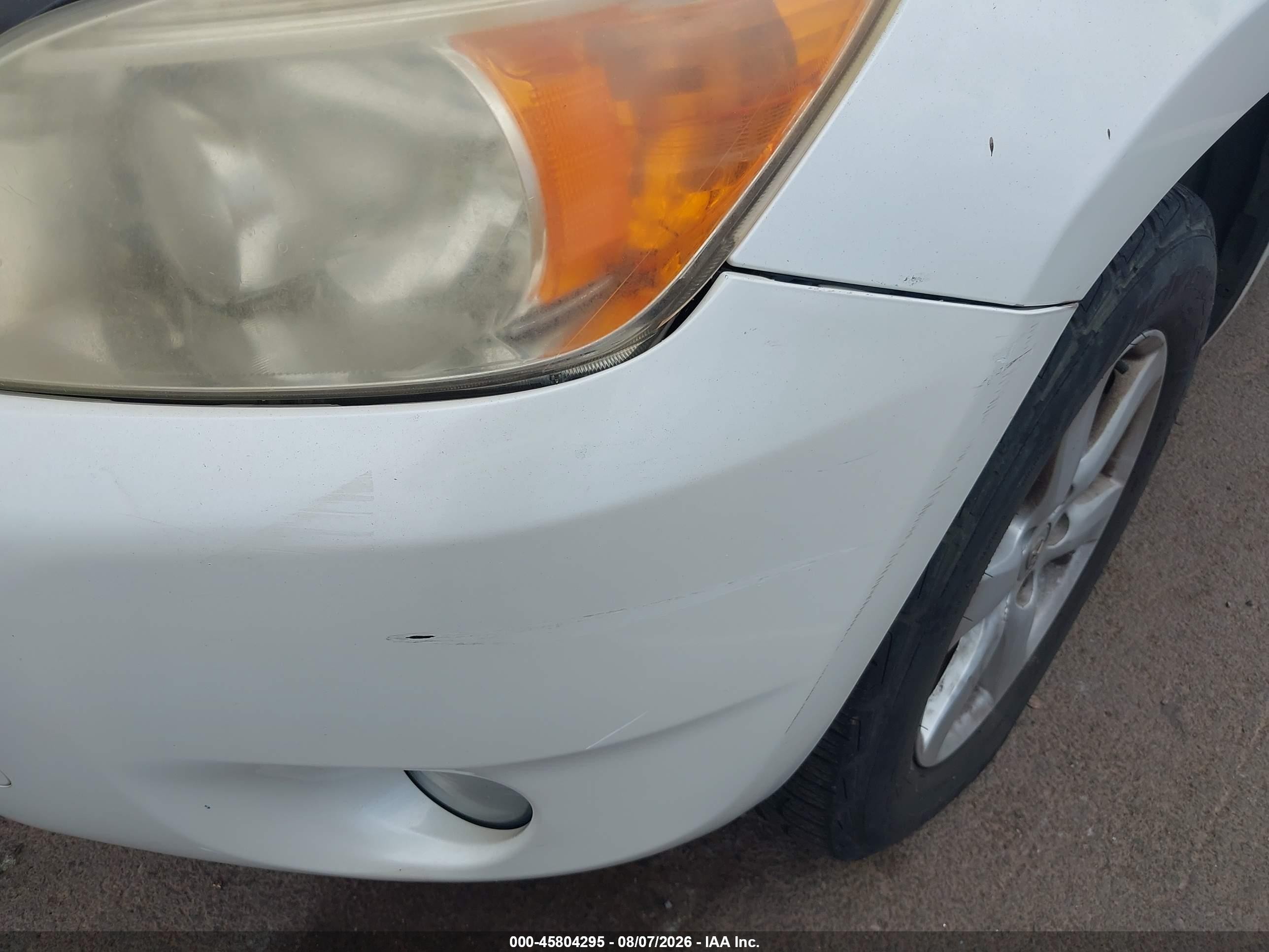 2008 Toyota Rav4 Limited V6 White vin: JTMZK31V585020000