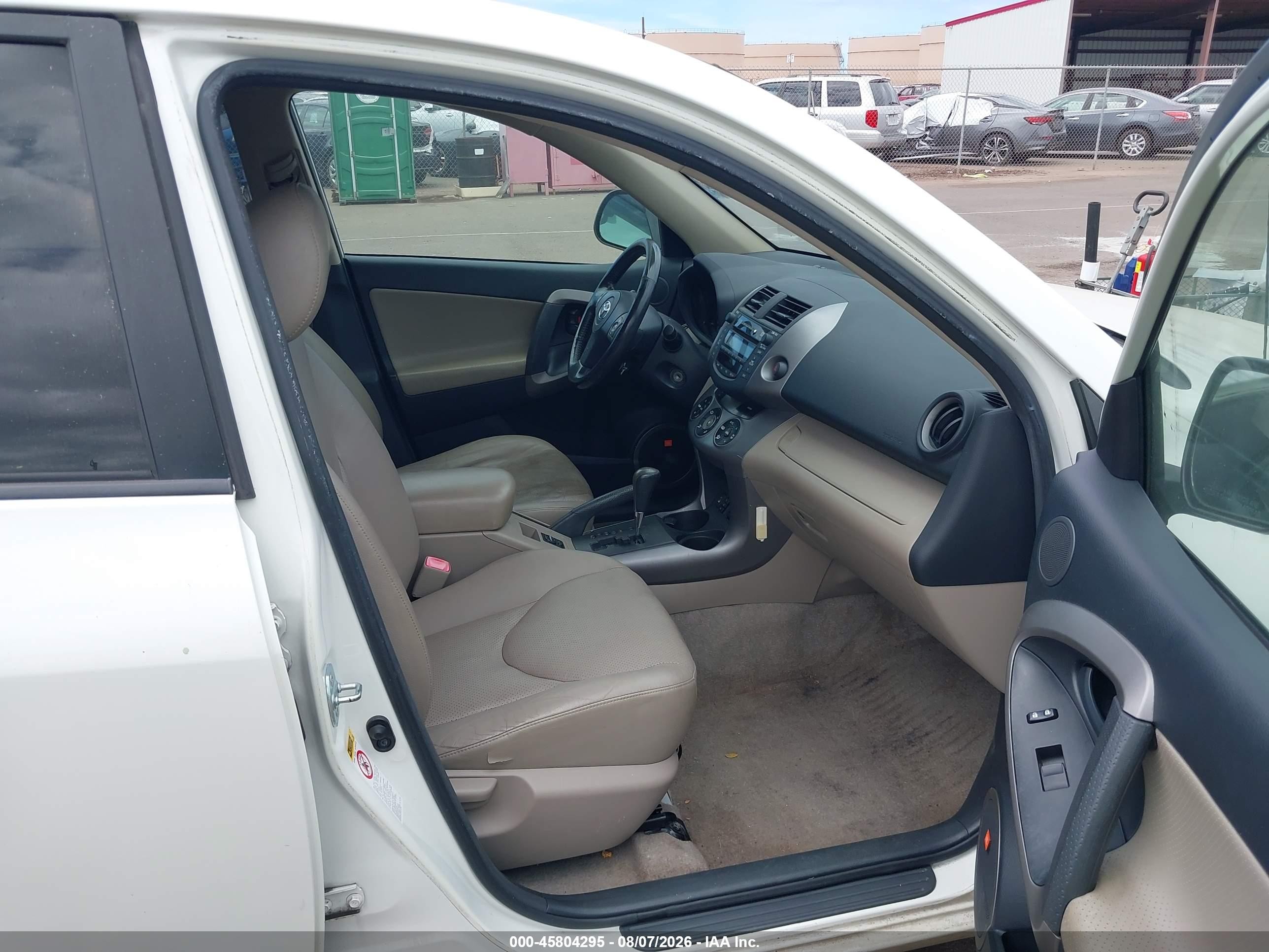2008 Toyota Rav4 Limited V6 White vin: JTMZK31V585020000