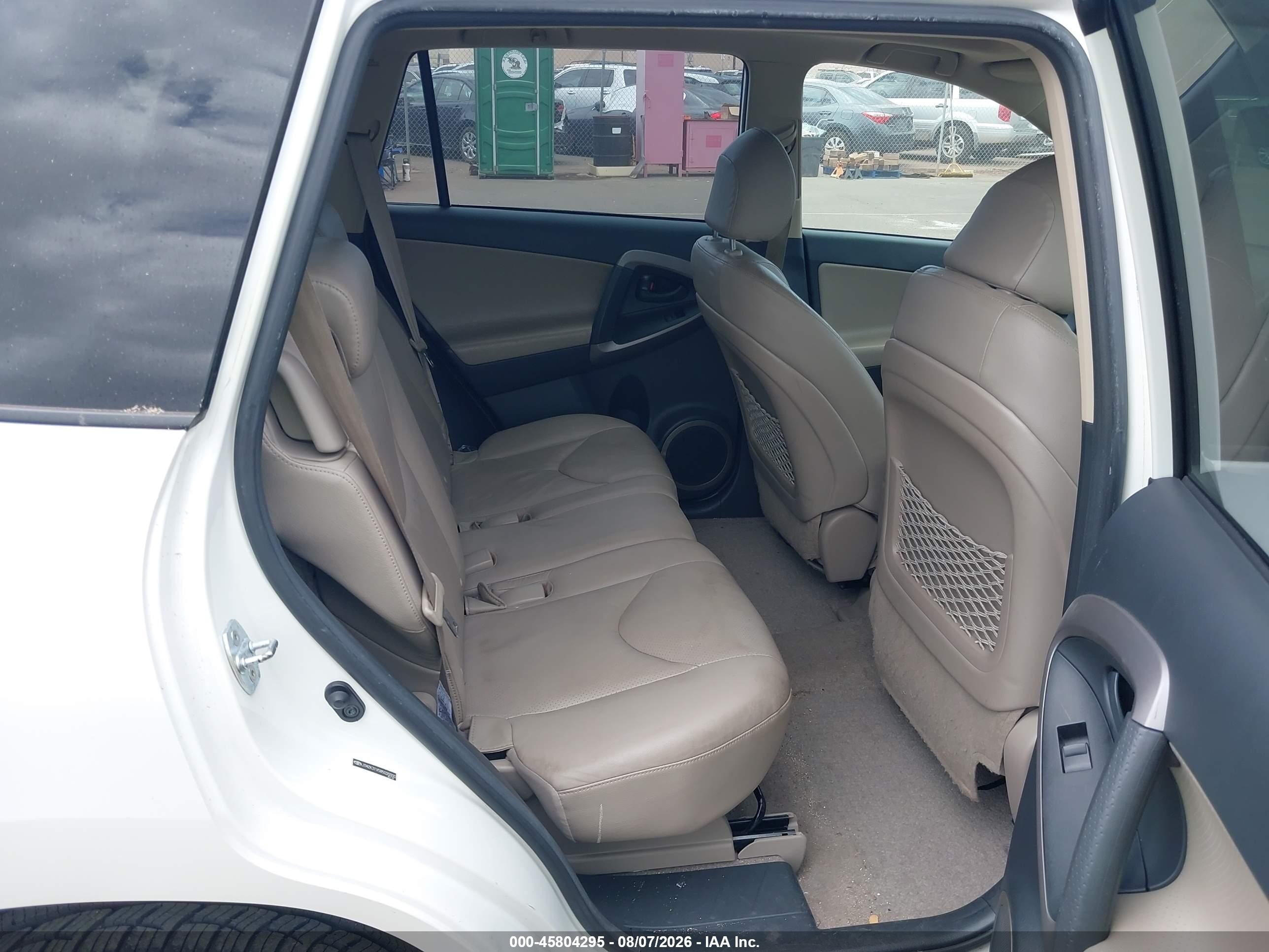 2008 Toyota Rav4 Limited V6 White vin: JTMZK31V585020000