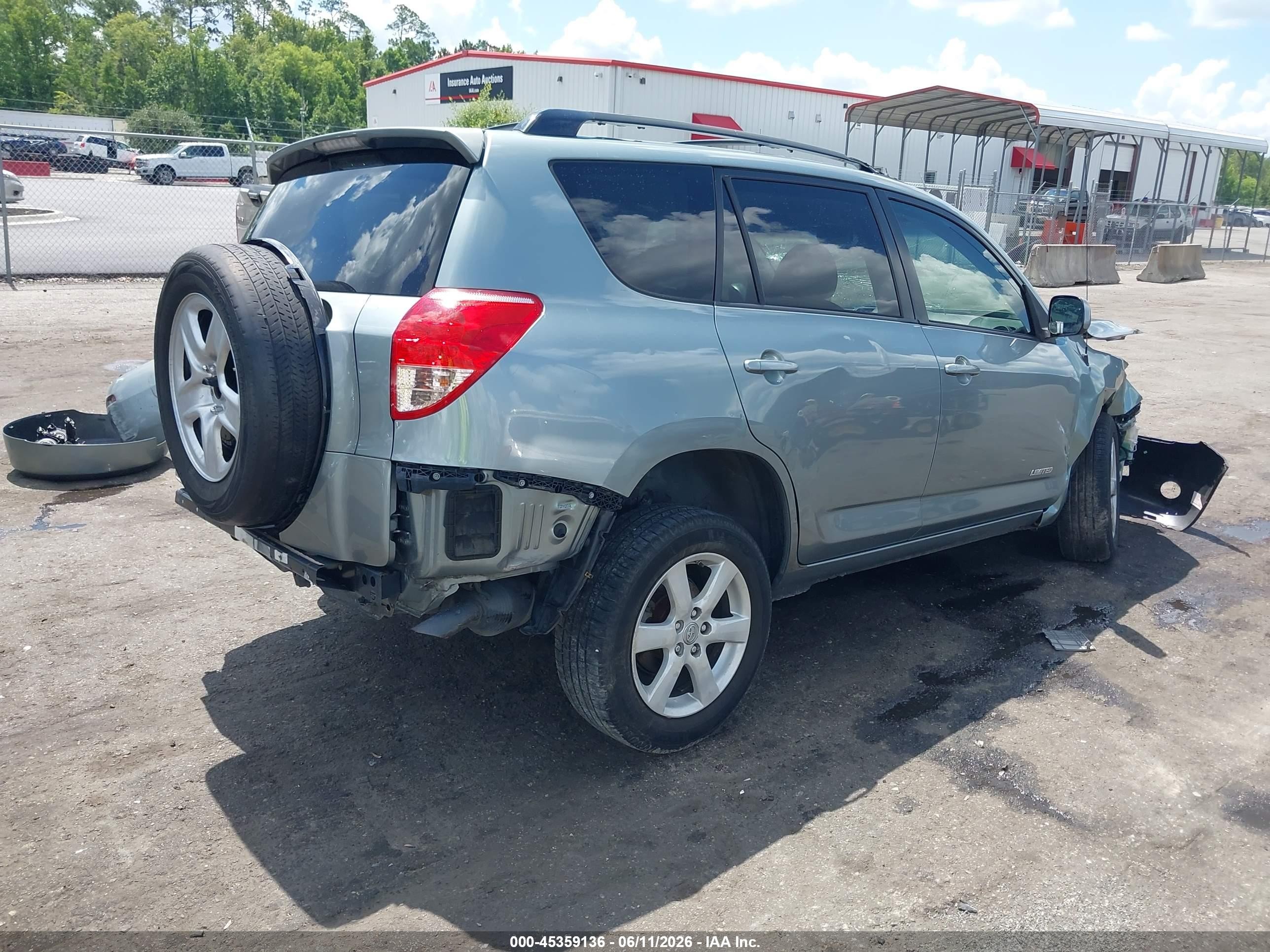 2008 Toyota Rav4 Limited V6 Light Blue vin: JTMZK31V685017896