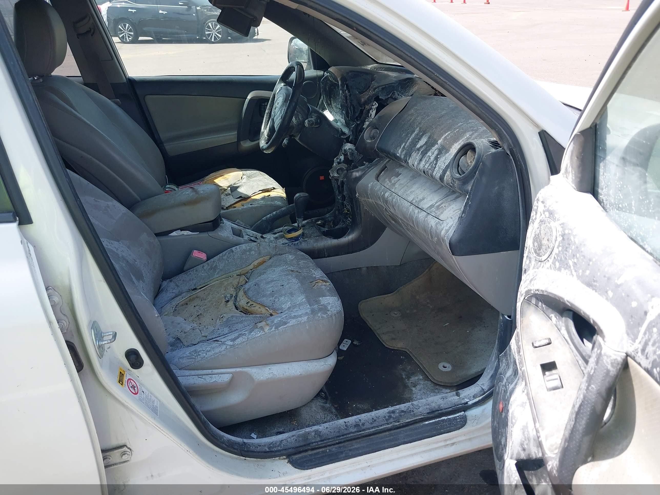 2009 Toyota Rav4 Limited V6 White vin: JTMZK31V695024266