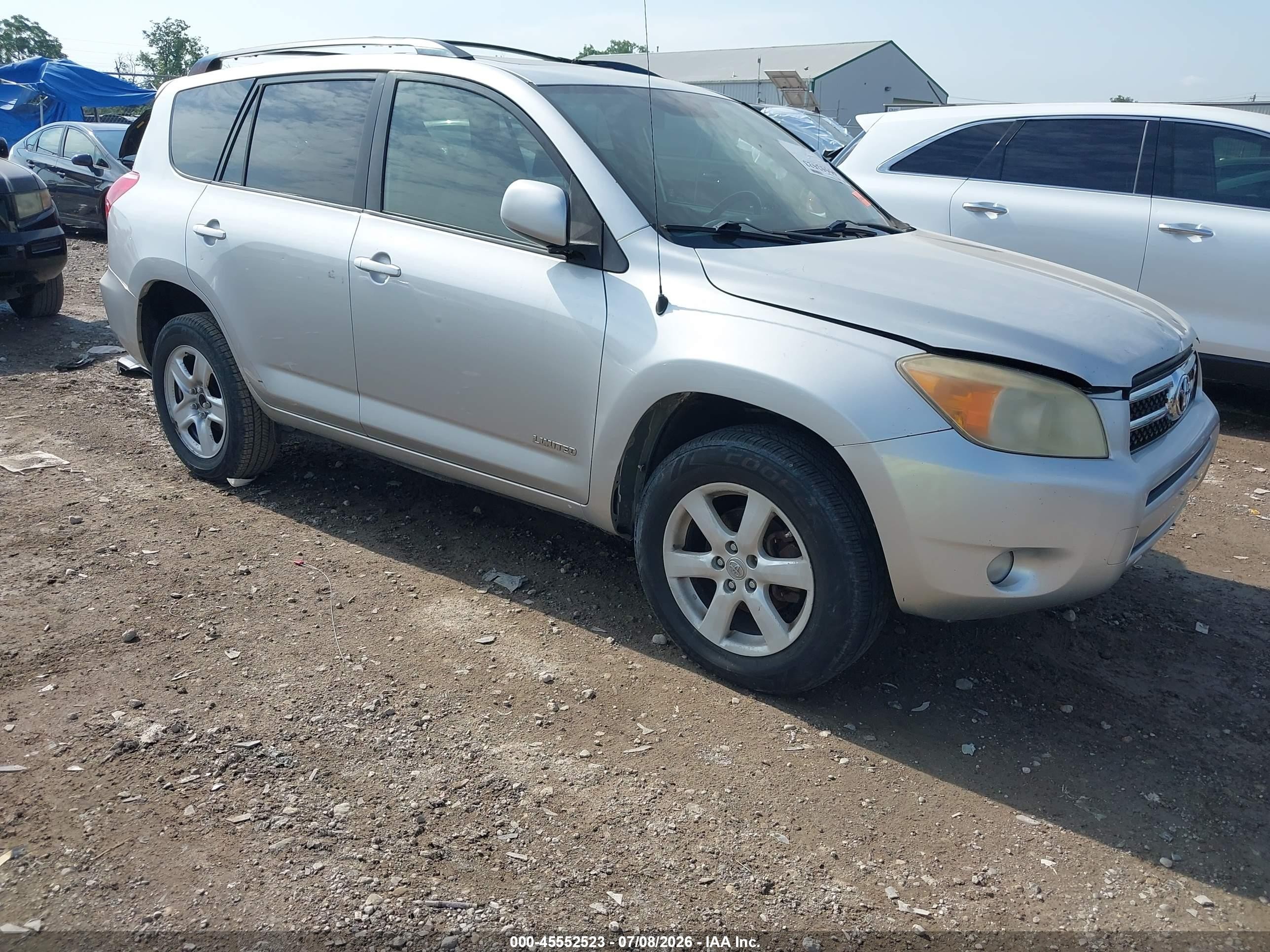 2007 Toyota Rav4 Limited Серебряный vin: JTMZK31V776005393