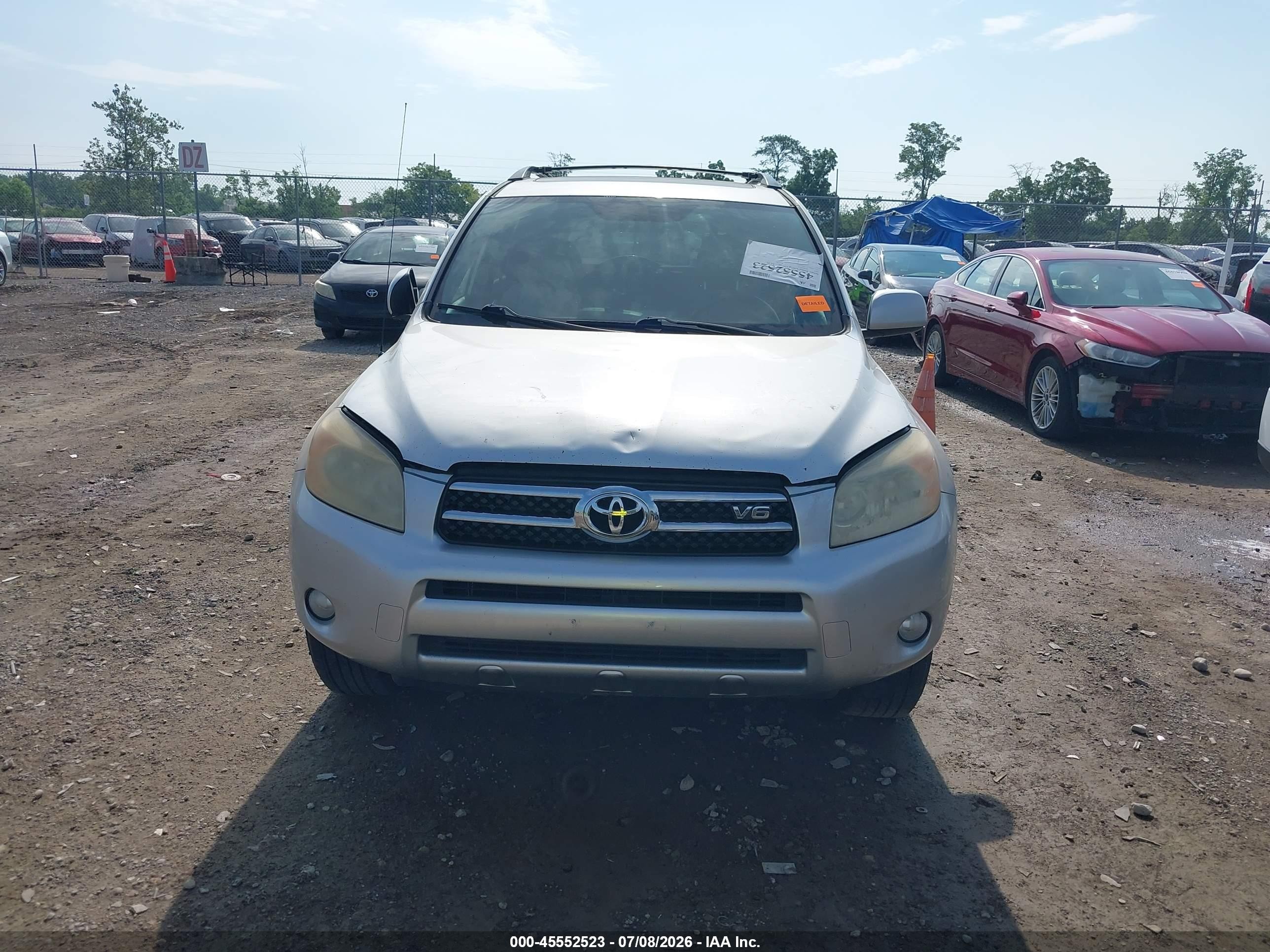 2007 Toyota Rav4 Limited Серебряный vin: JTMZK31V776005393