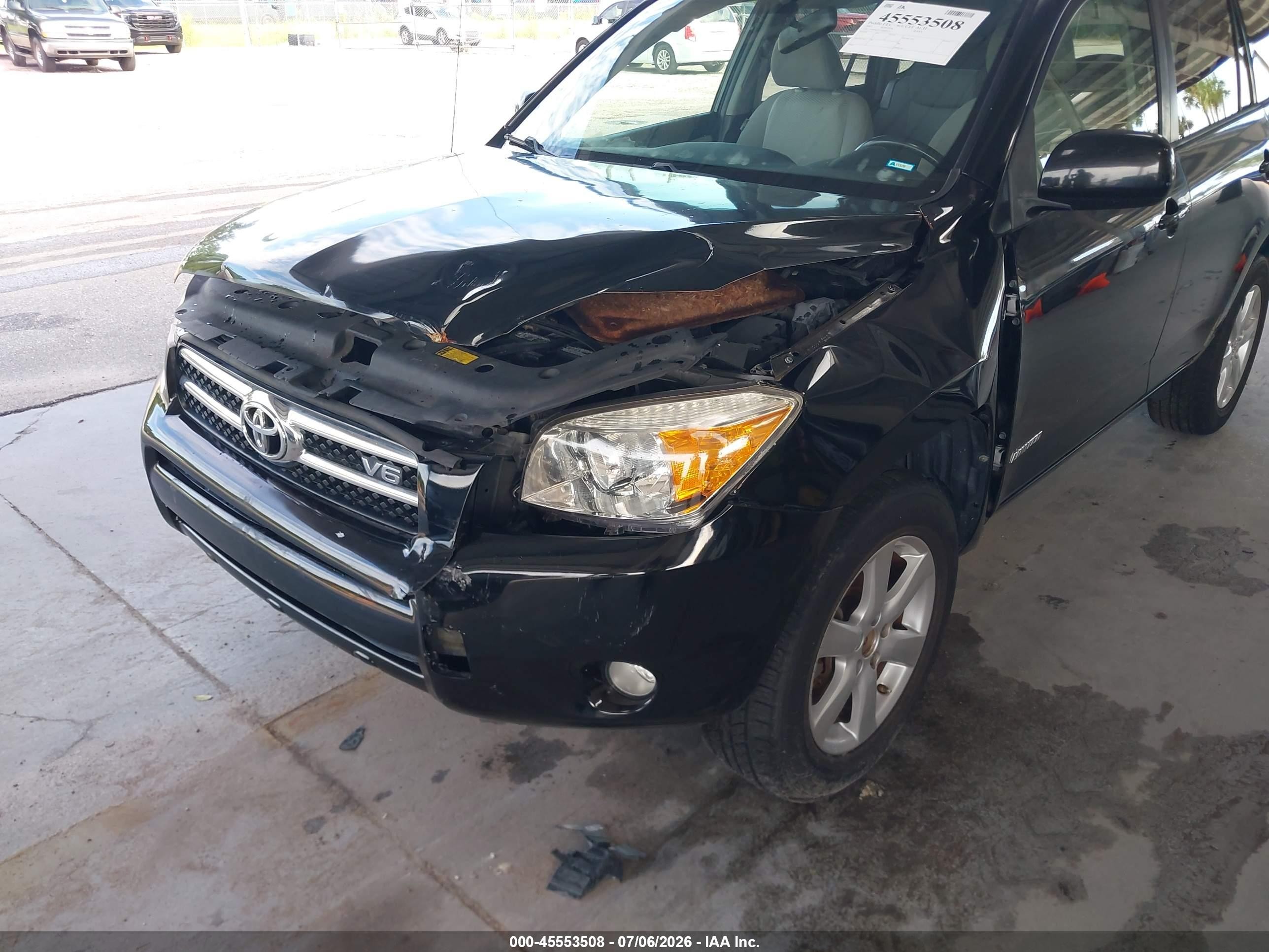 2007 Toyota Rav4 Limited Black vin: JTMZK31V776007371