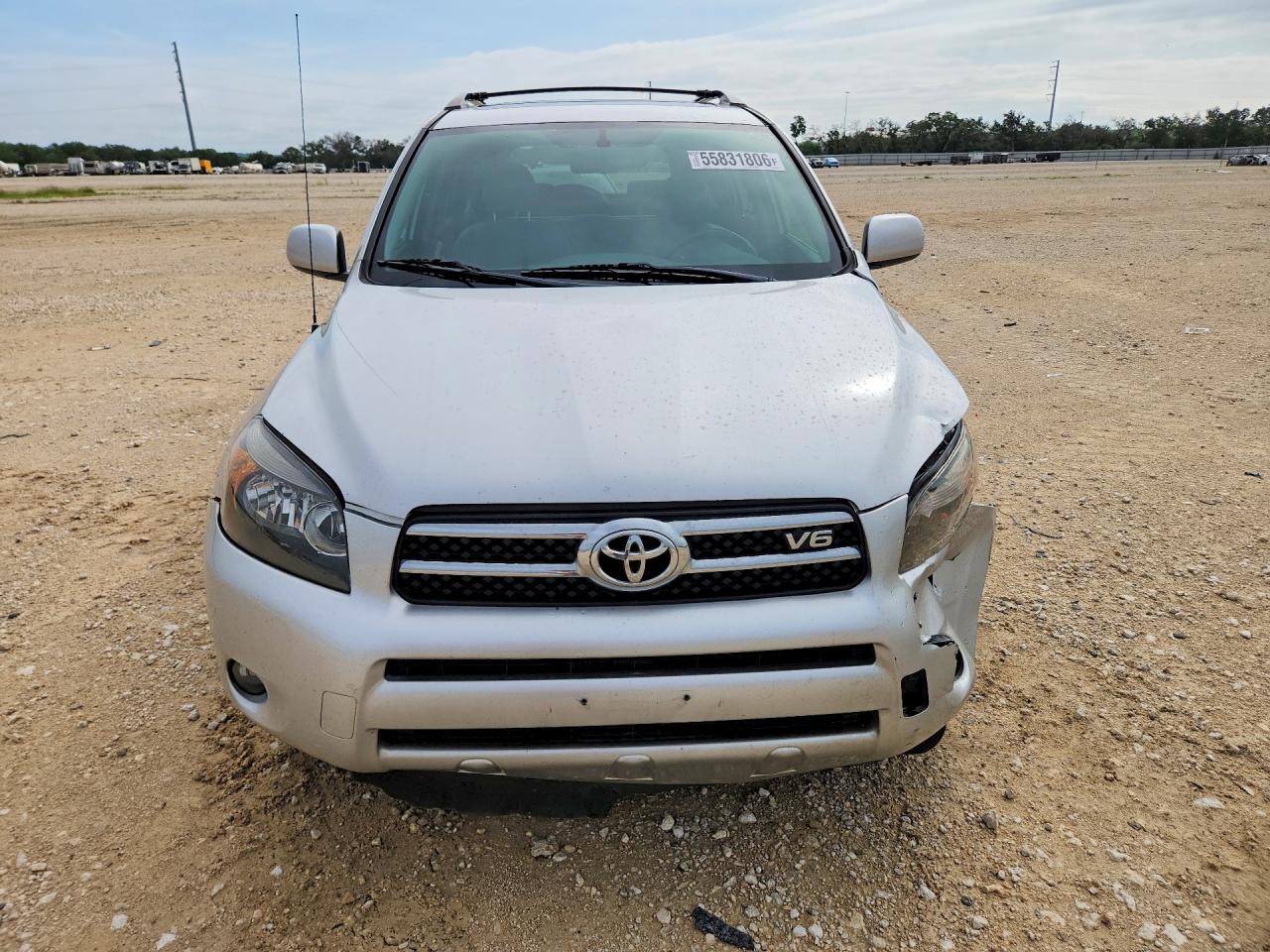 2007 Toyota Rav4 Limited Silver vin: JTMZK31V776007807