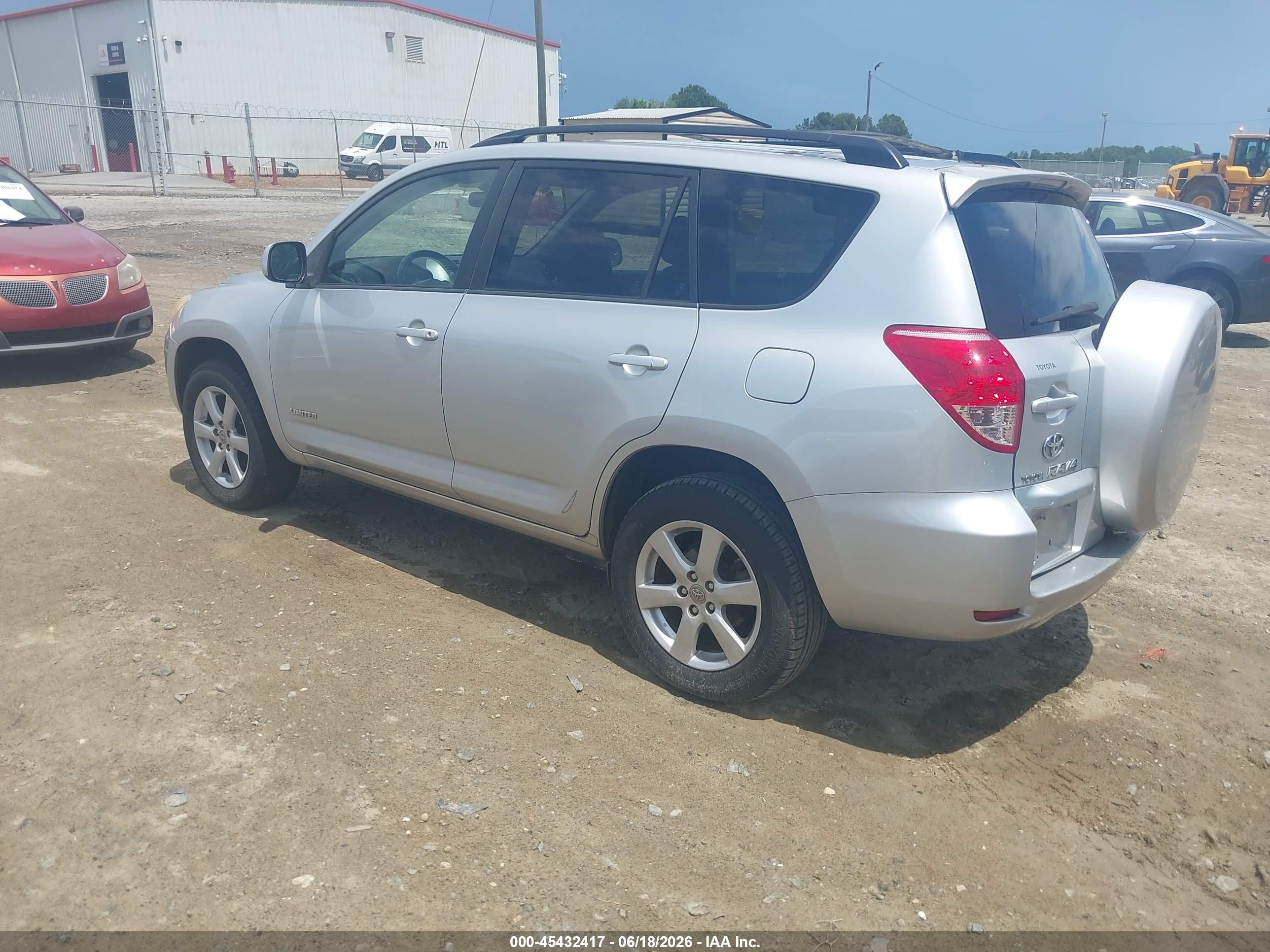 2007 Toyota Rav4 Limited Silver vin: JTMZK31V875006431
