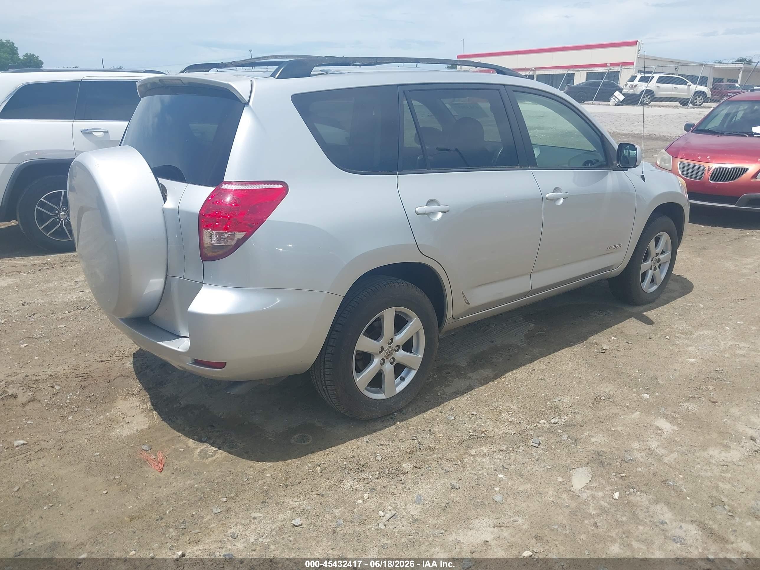 2007 Toyota Rav4 Limited Silver vin: JTMZK31V875006431