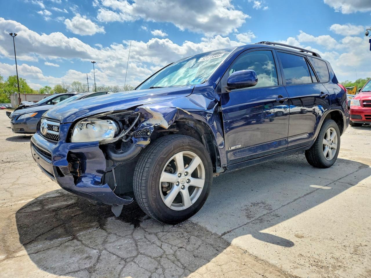 2007 Toyota Rav4 Limited Blue vin: JTMZK31V876005810