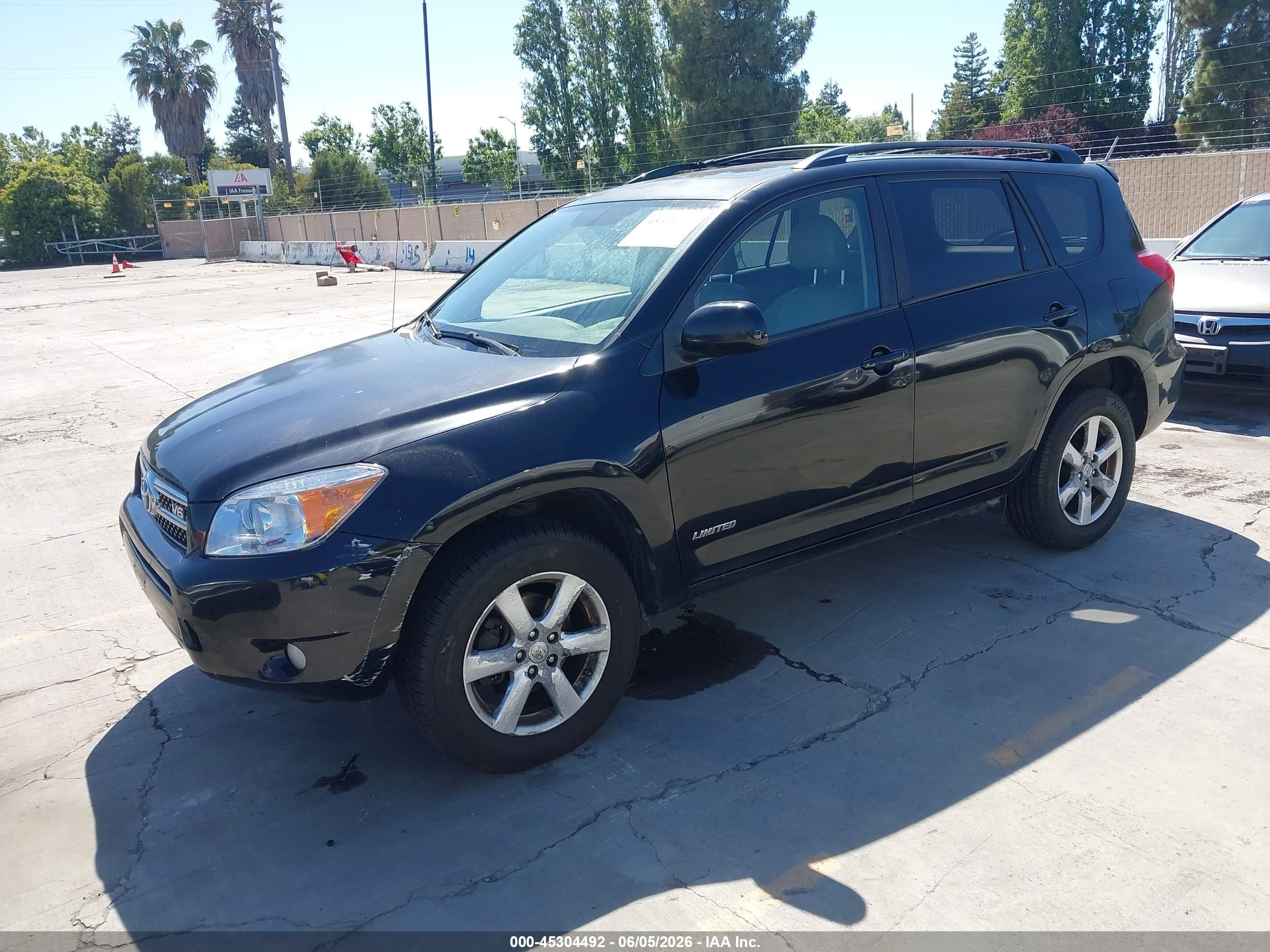 2007 Toyota Rav4 Limited V6 Black vin: JTMZK31V876006651