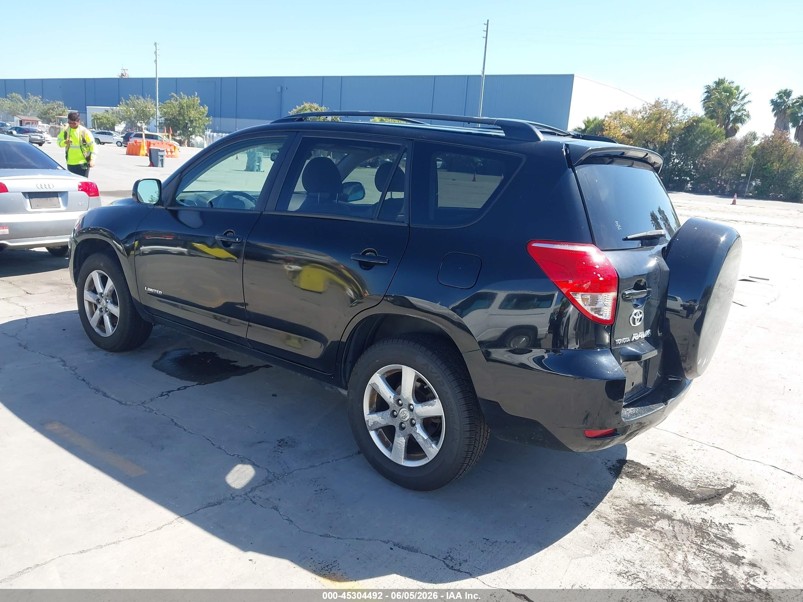 2007 Toyota Rav4 Limited V6 Black vin: JTMZK31V876006651
