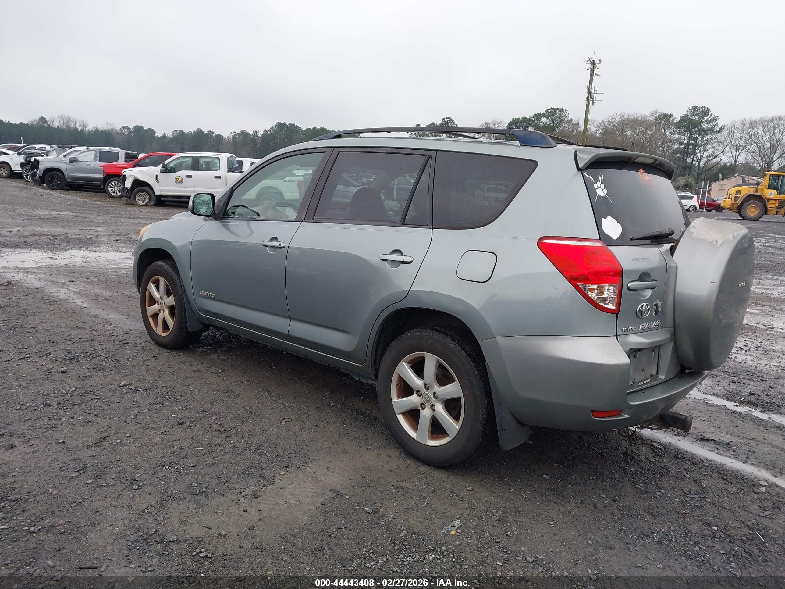 2007 Toyota Rav4 Limited Blue vin: JTMZK31V876007640