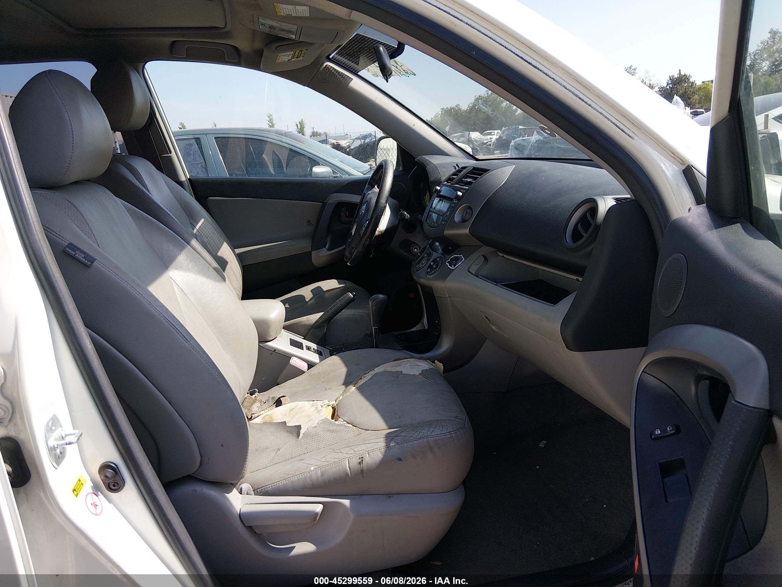2008 Toyota Rav4 Limited V6 White vin: JTMZK31V885023327