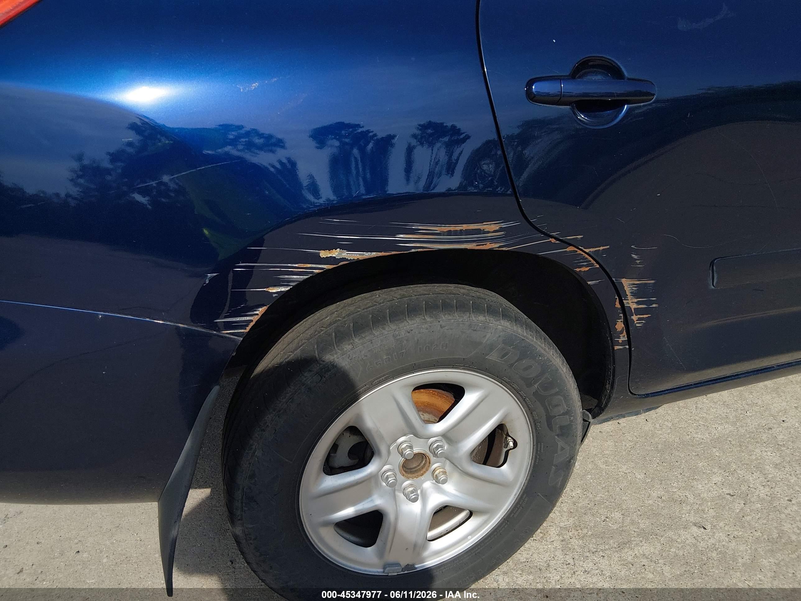 2007 Toyota Rav4 Limited Blue vin: JTMZK31V975014098