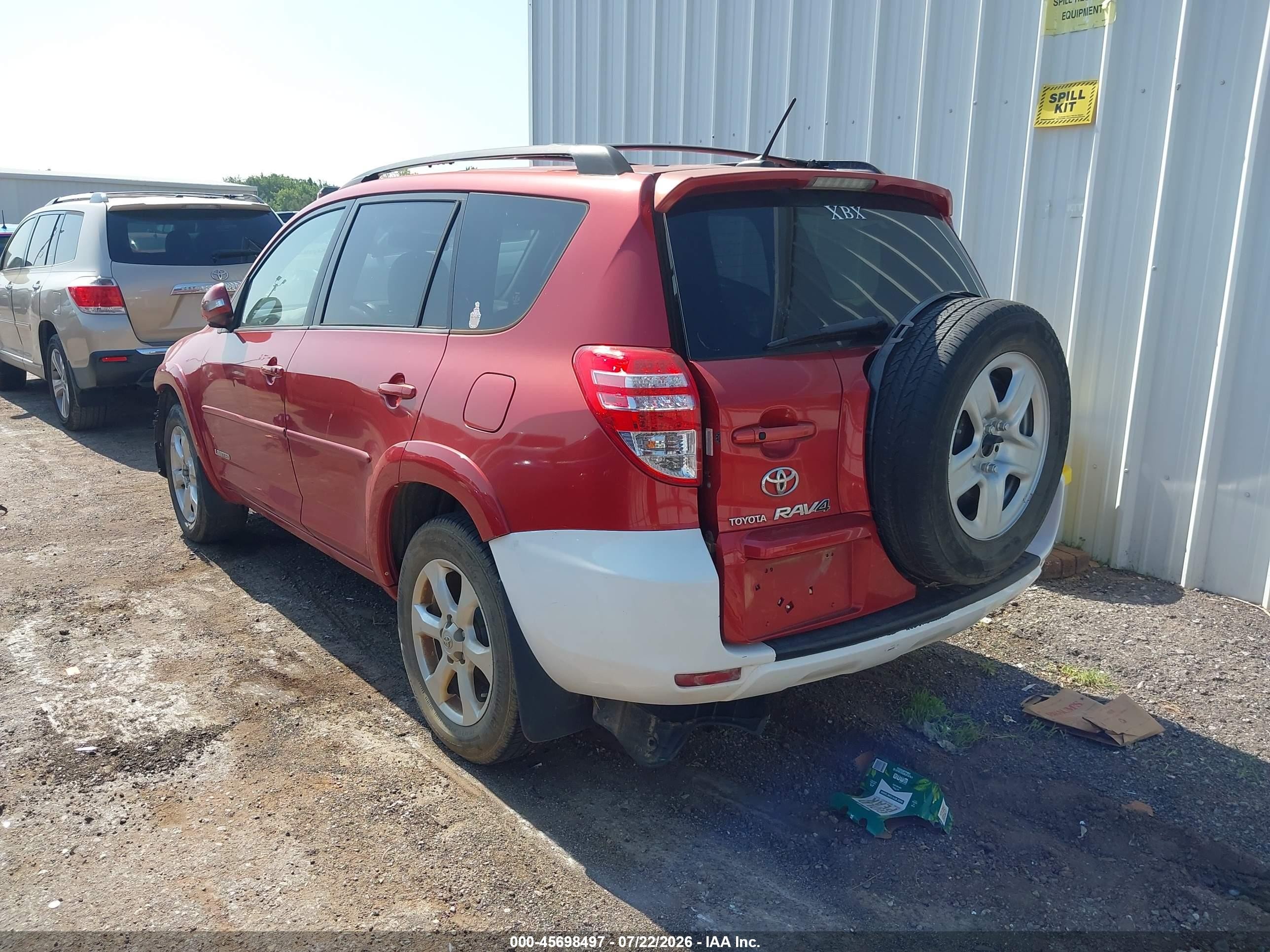 2009 Toyota Rav4 Limited V6 Red vin: JTMZK31V99D003112