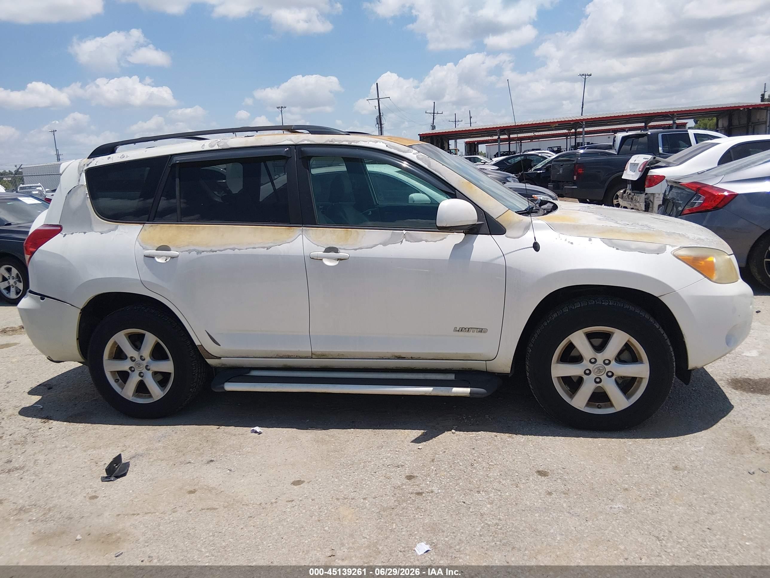 2008 Toyota Rav4 Limited V6 Белый vin: JTMZK31VX85020736