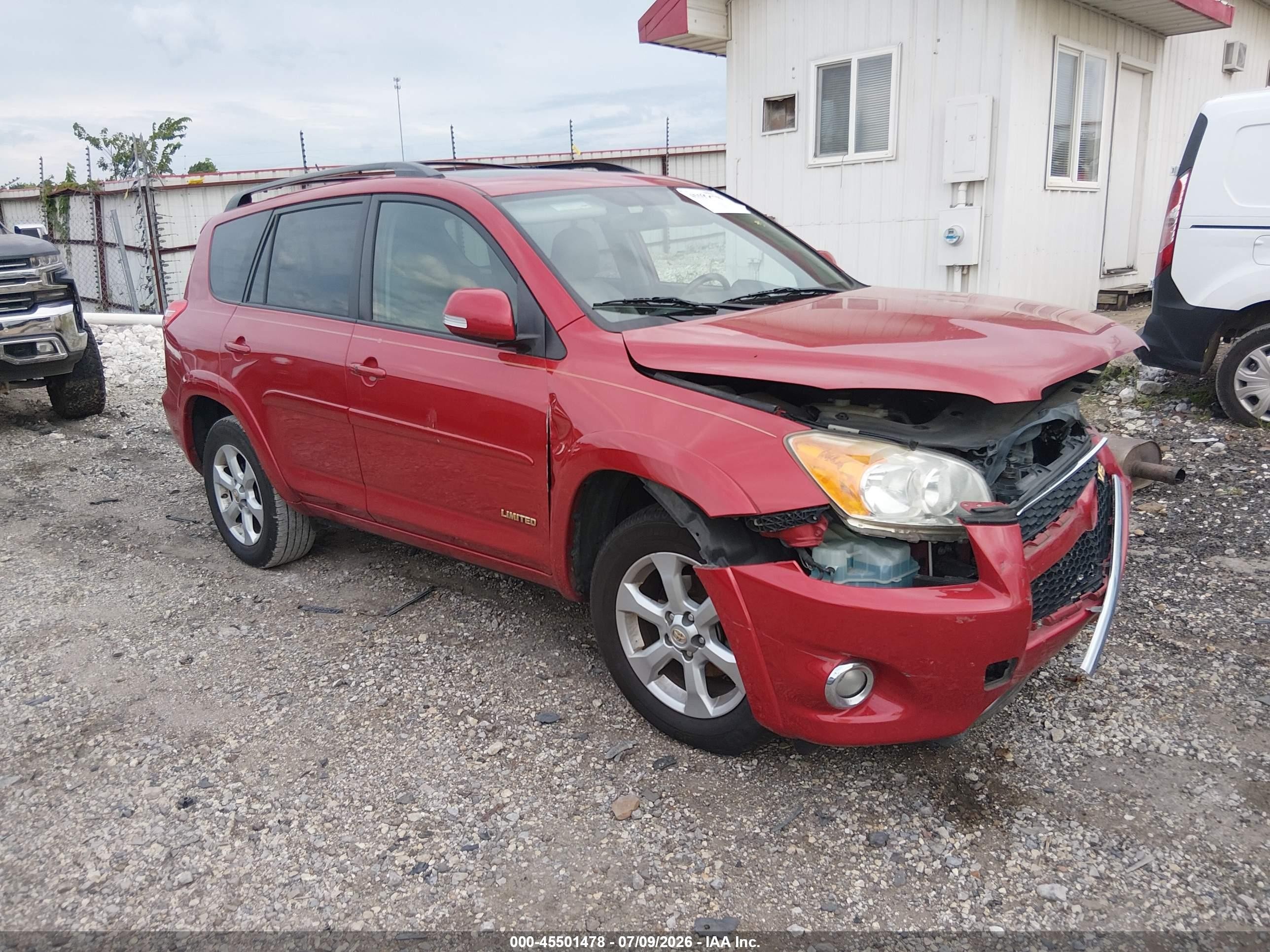 2009 Toyota Rav4 Limited V6 Red vin: JTMZK31VX95025789