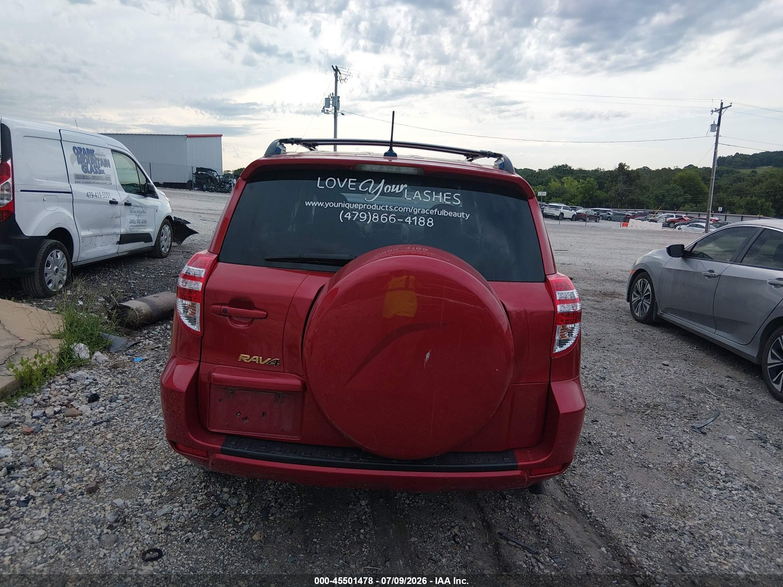 2009 Toyota Rav4 Limited V6 Red vin: JTMZK31VX95025789