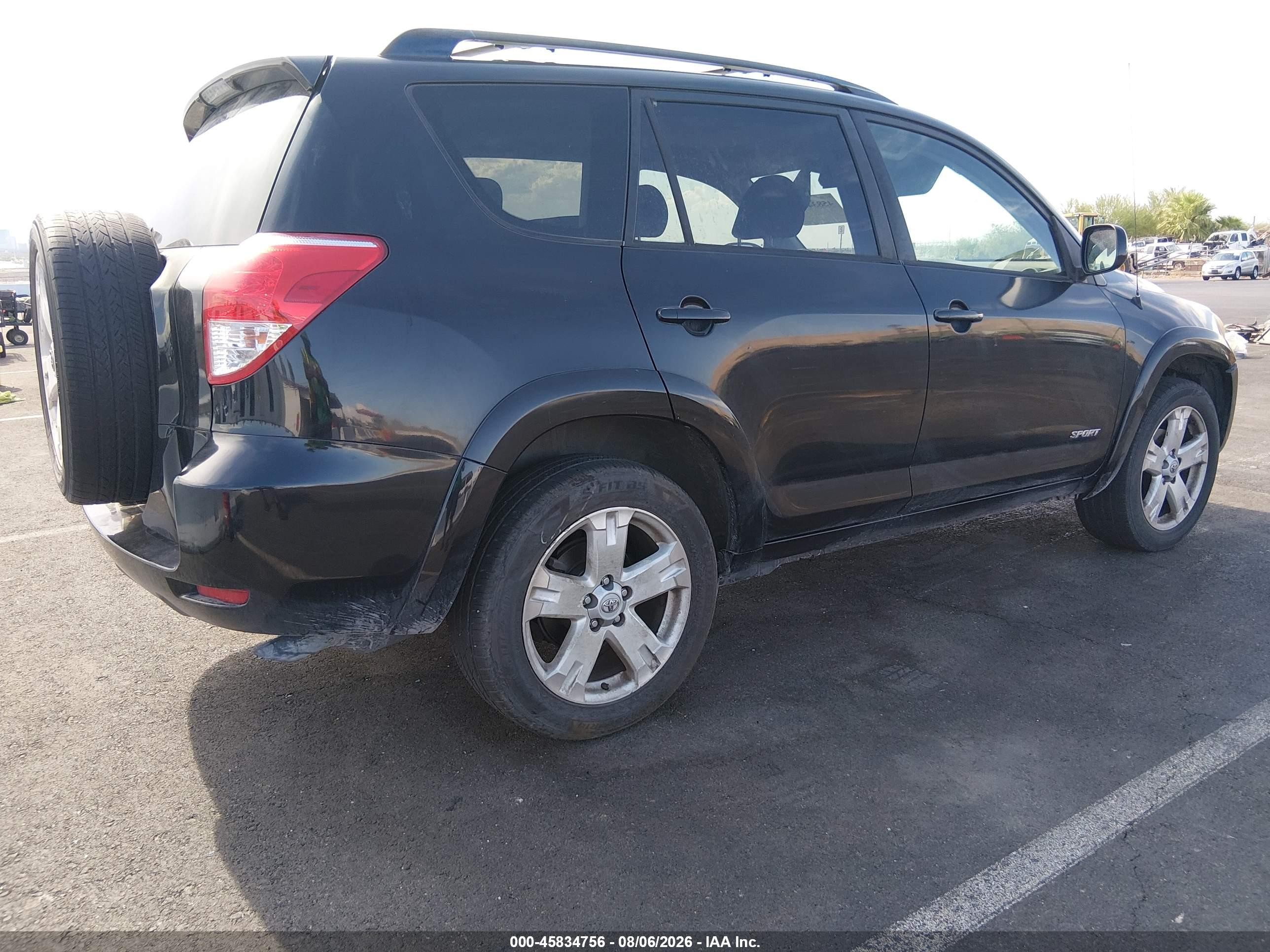 2006 Toyota Rav4 Sport V6 Black vin: JTMZK32V066000436