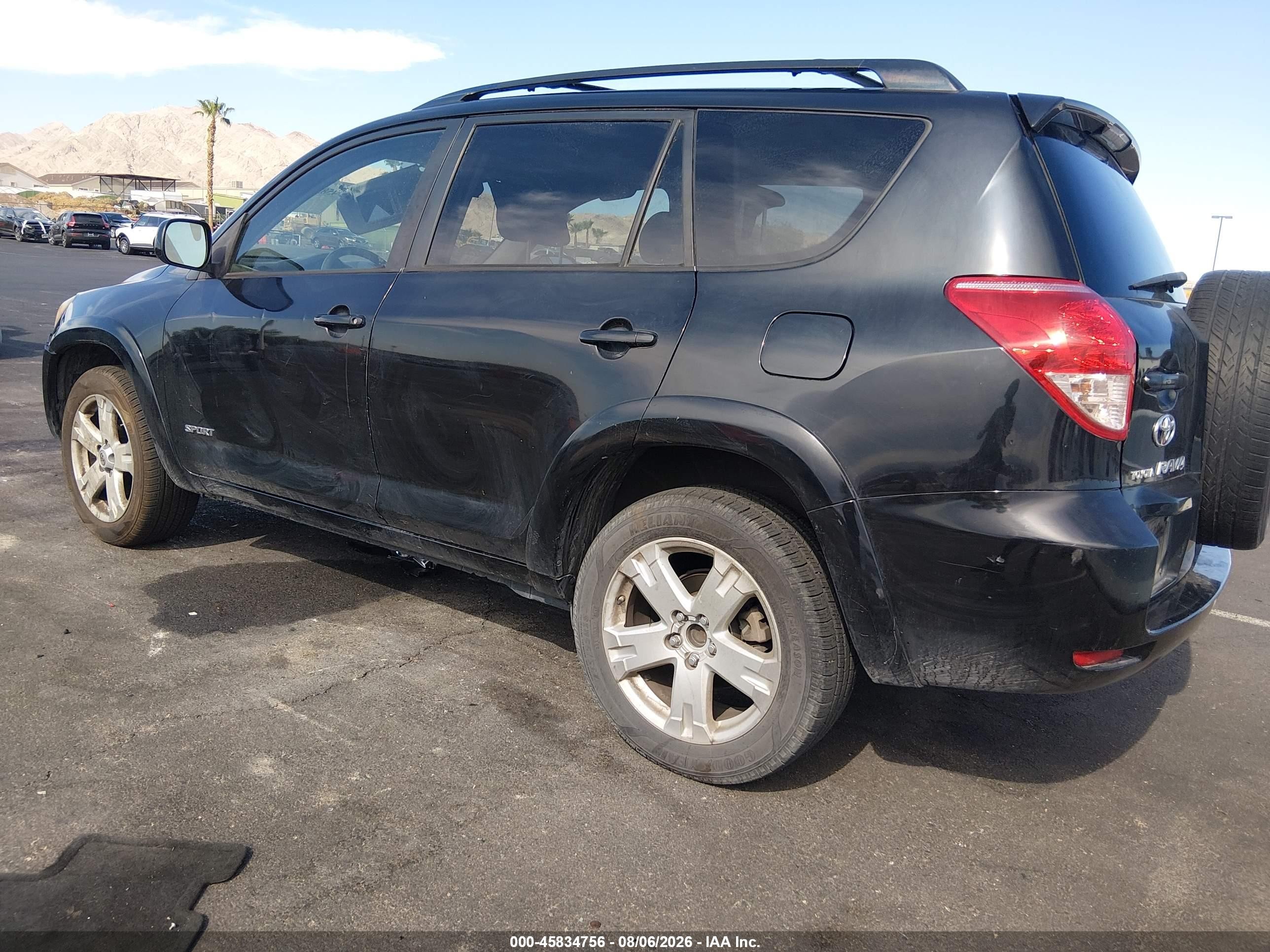 2006 Toyota Rav4 Sport V6 Black vin: JTMZK32V066000436