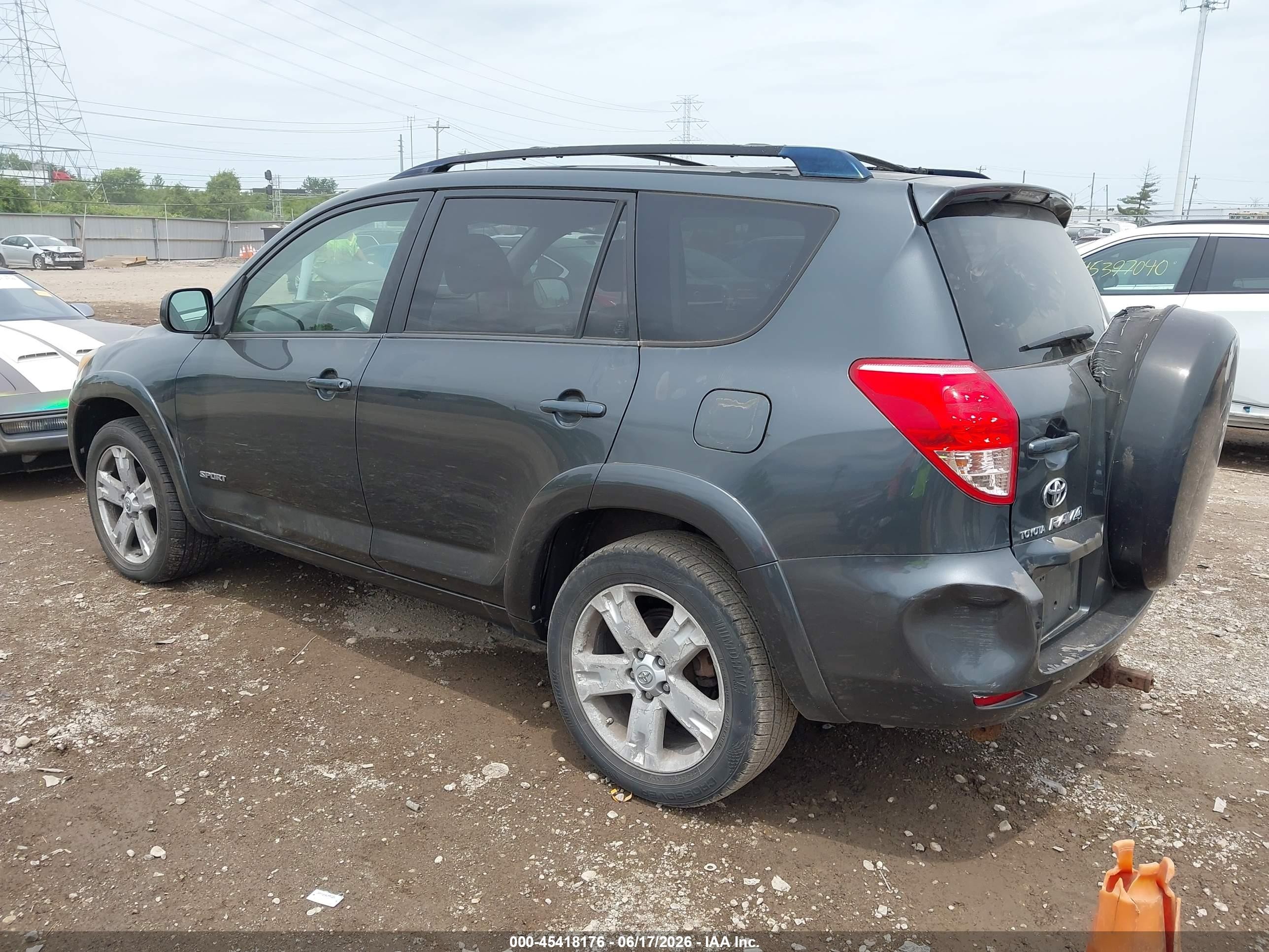 2007 Toyota Rav4 Sport Gray vin: JTMZK32V075008379