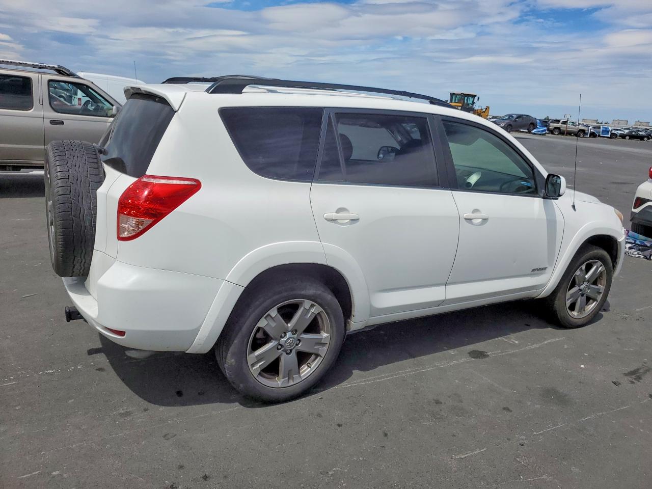 2008 Toyota Rav4 Sport White vin: JTMZK32V085020212