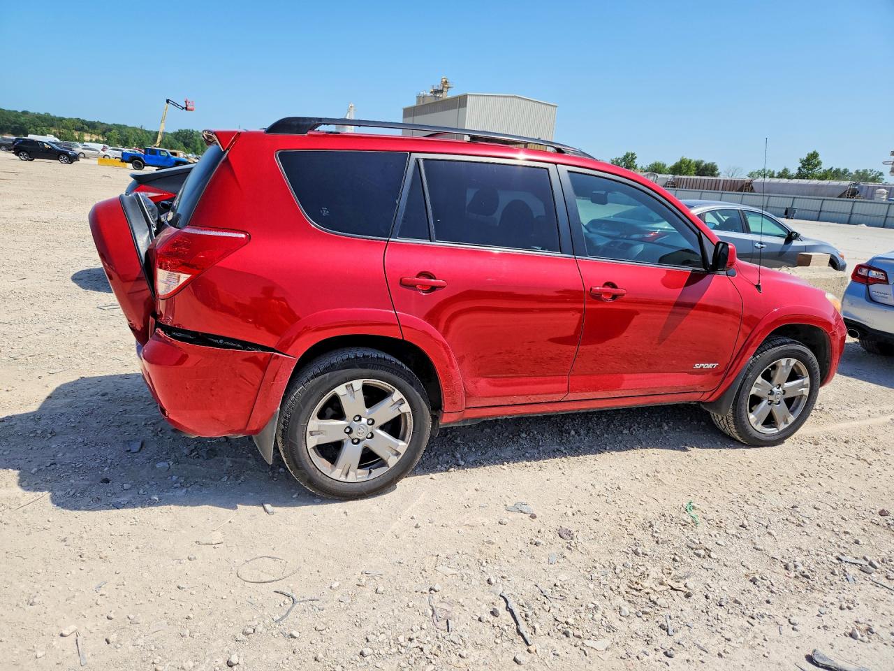 2008 Toyota Rav4 Sport Red vin: JTMZK32V086011665