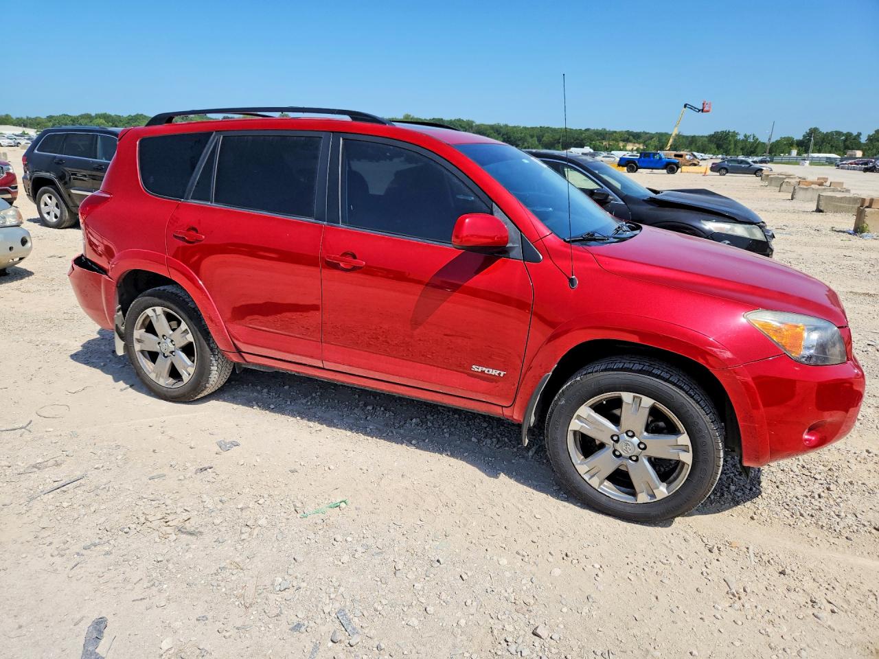 2008 Toyota Rav4 Sport Red vin: JTMZK32V086011665