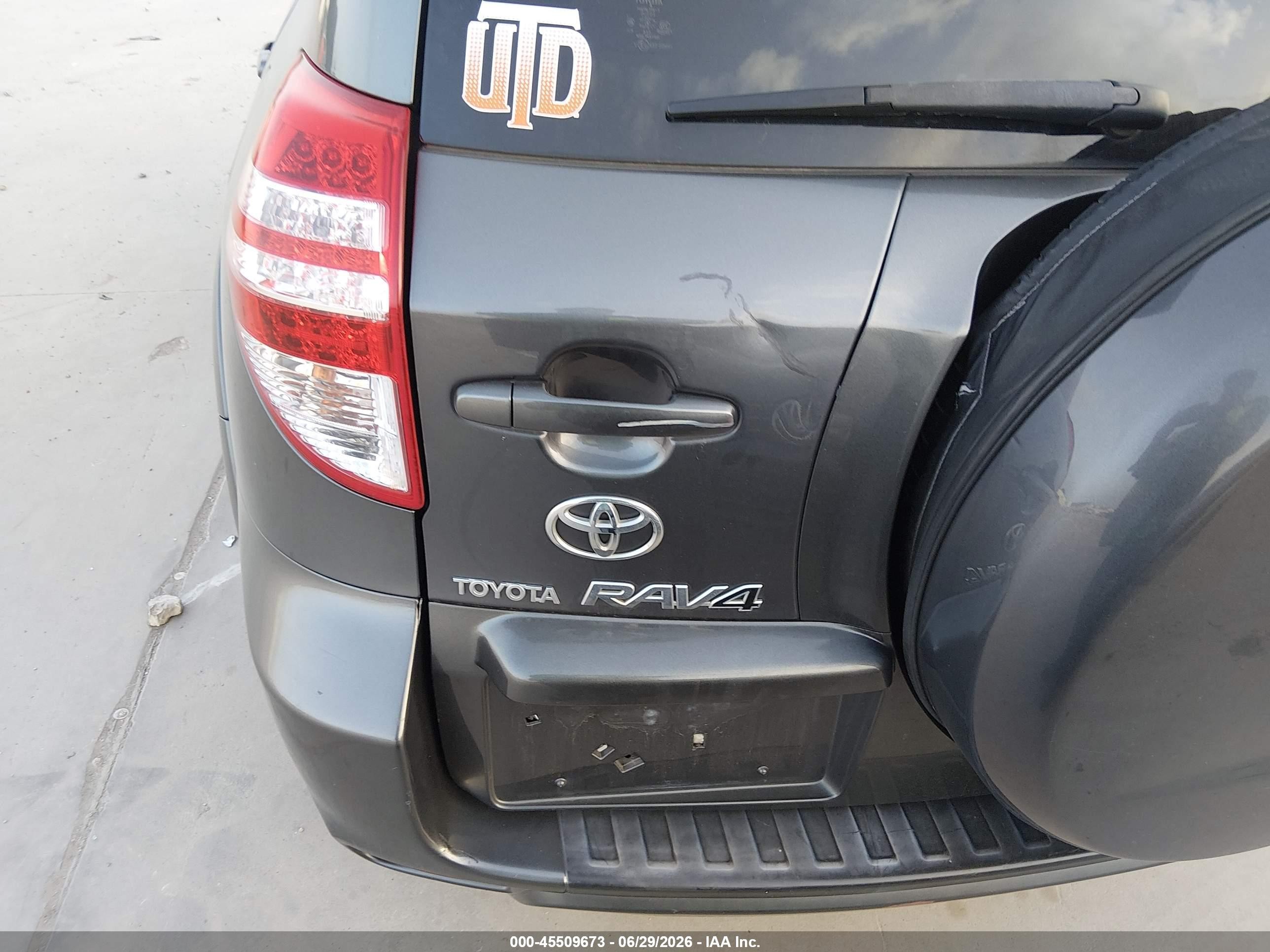 2009 Toyota Rav4 Sport V6 Gray vin: JTMZK32V09D002252