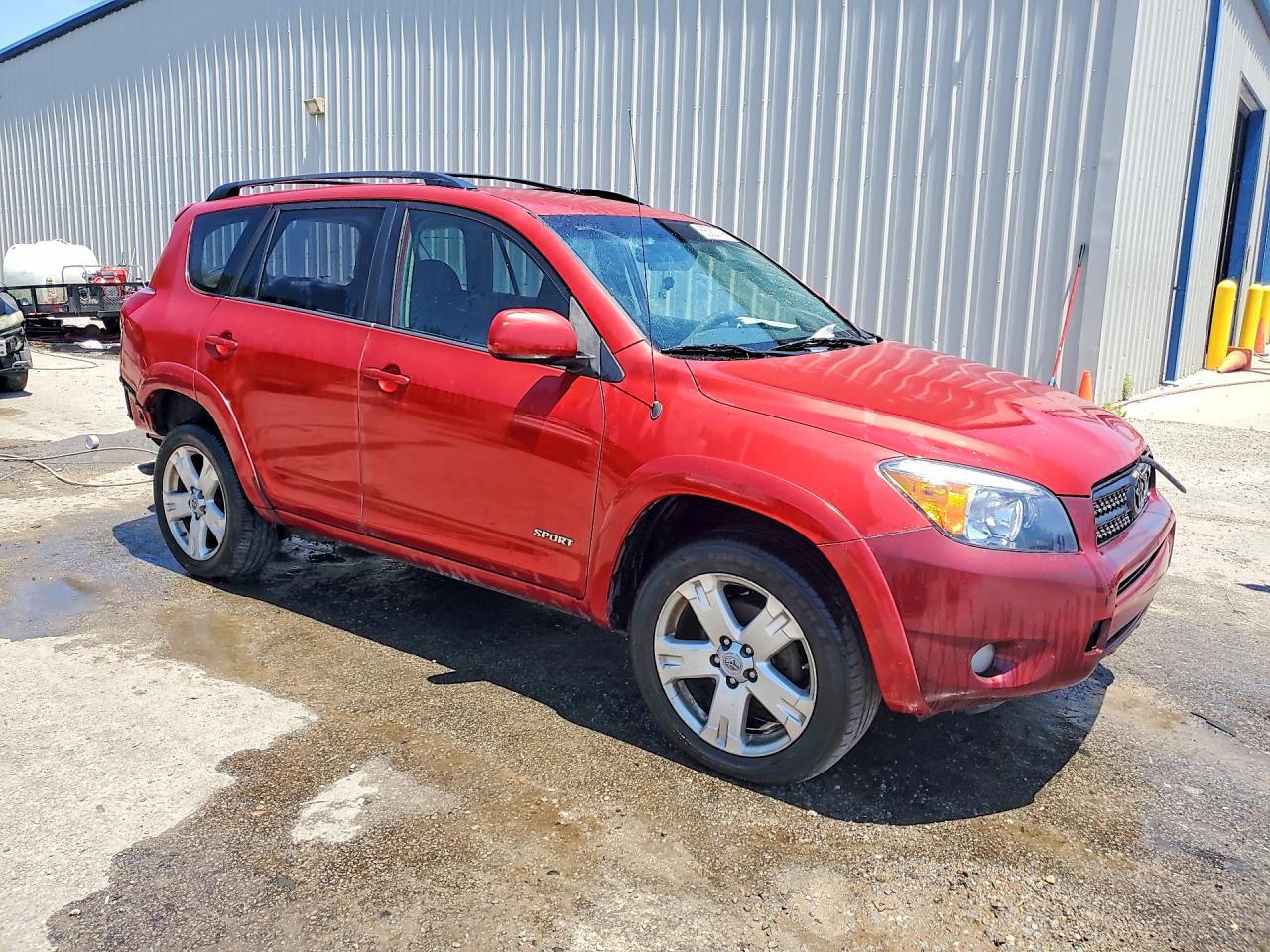 2007 Toyota Rav4 Sport Red vin: JTMZK32V475009230