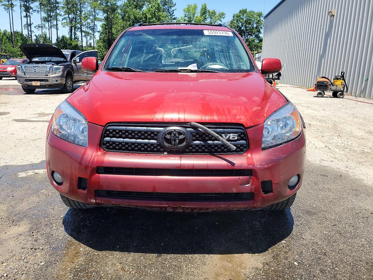 2007 Toyota Rav4 Sport Red vin: JTMZK32V475009230