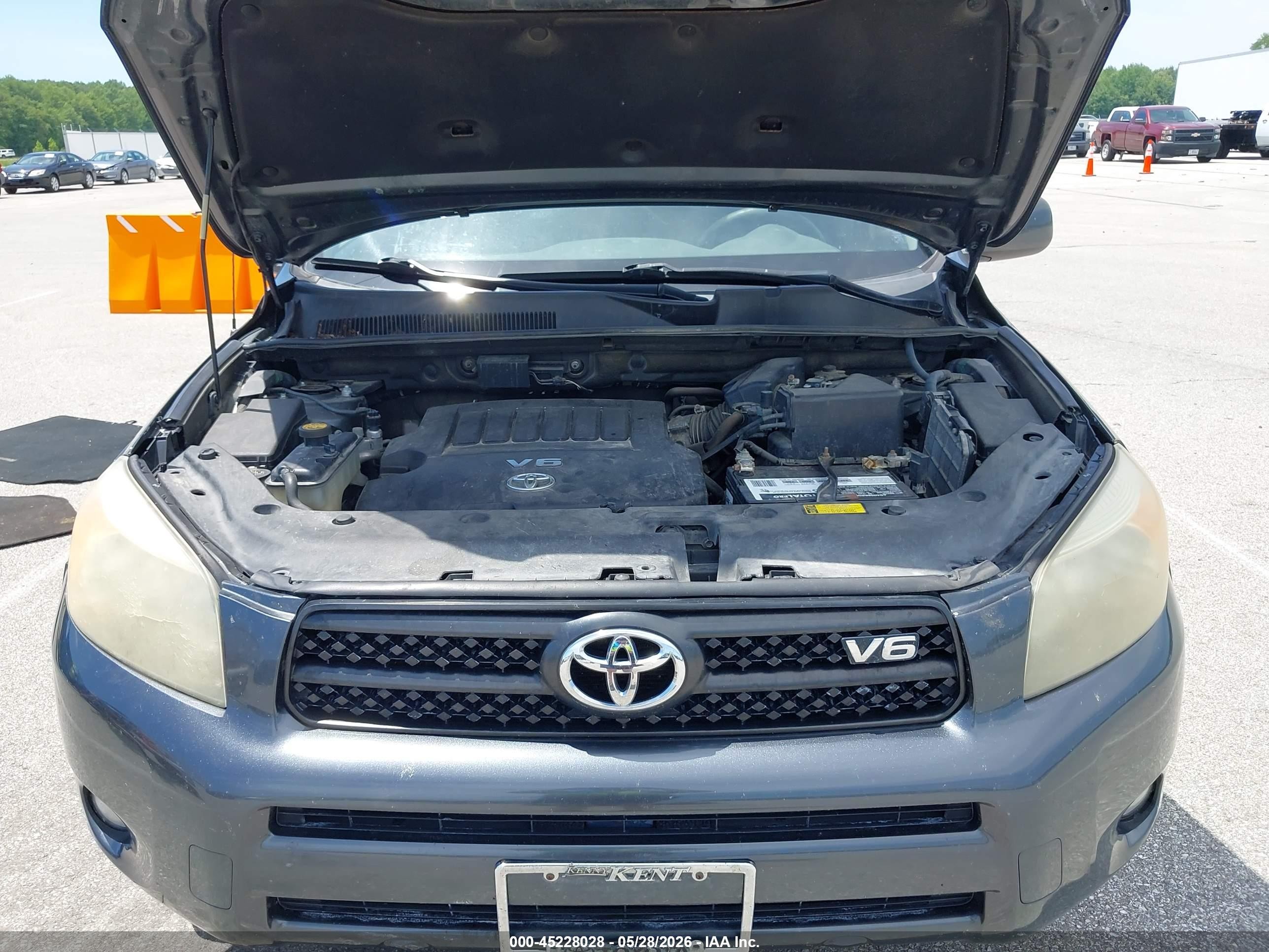 2008 Toyota Rav4 Sport V6 Gray vin: JTMZK32V485021380