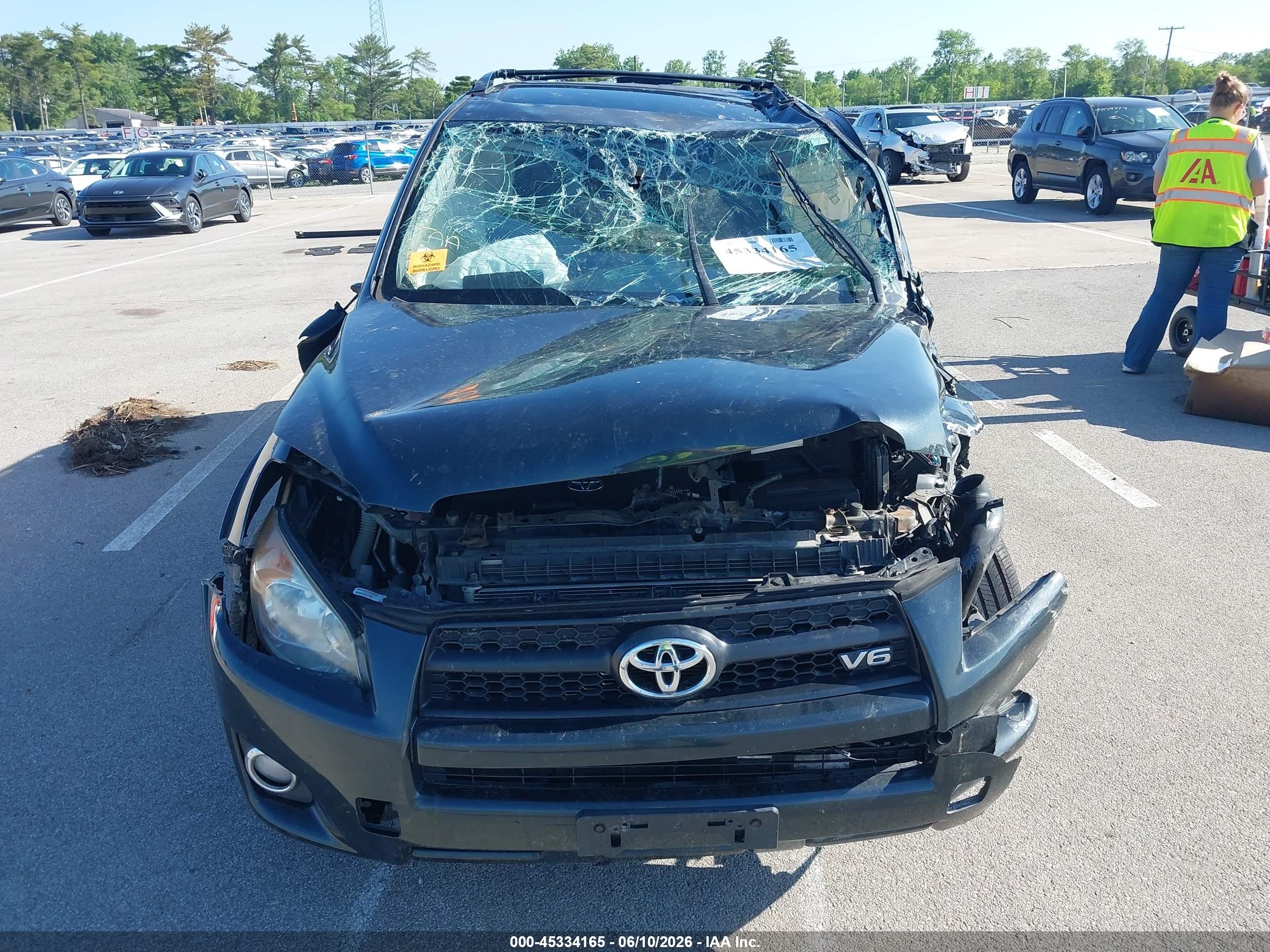 2009 Toyota Rav4 Sport V6 Blue vin: JTMZK32V49D000942