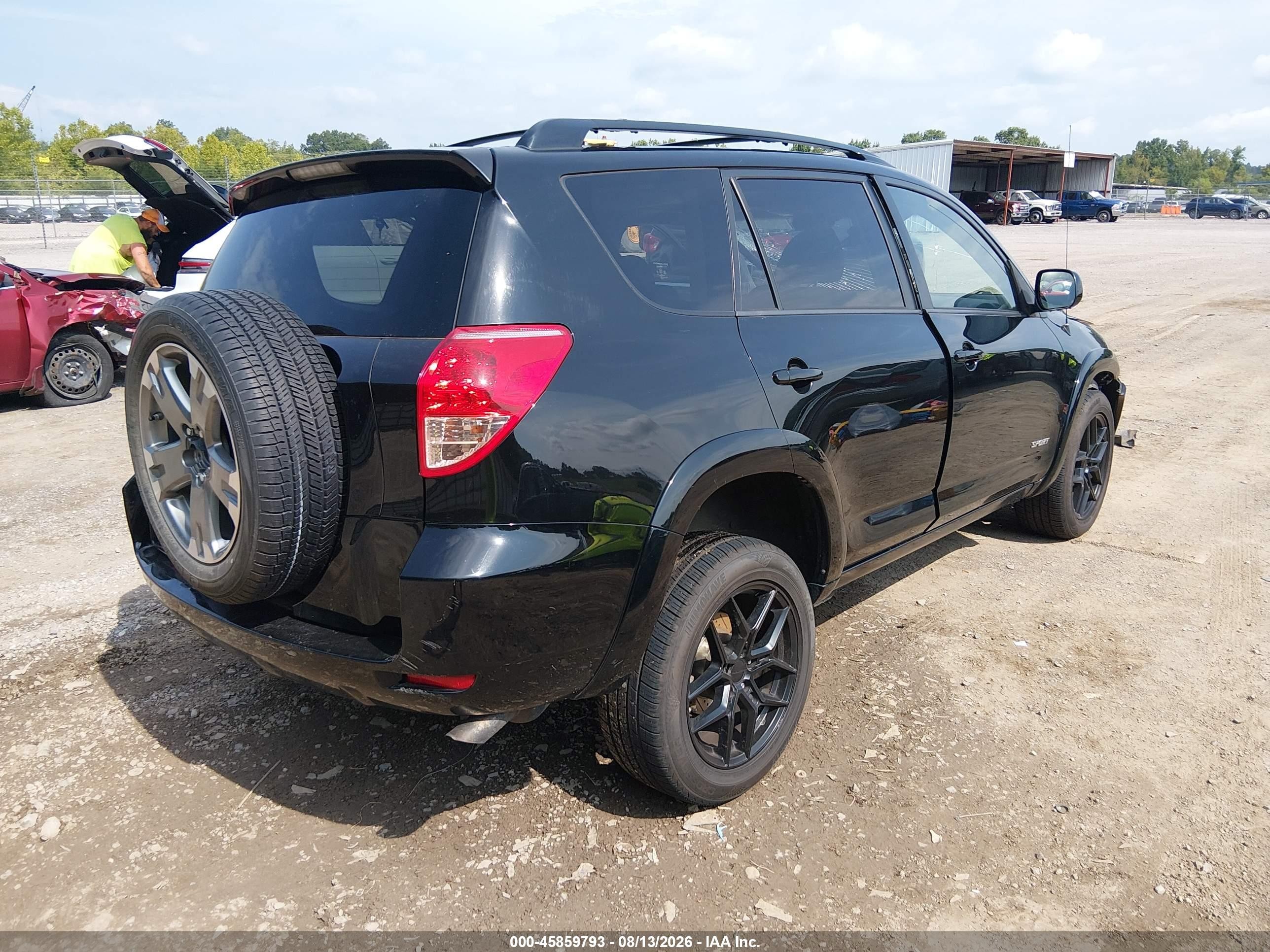 2008 Toyota Rav4 Sport V6 Черный vin: JTMZK32V585017919