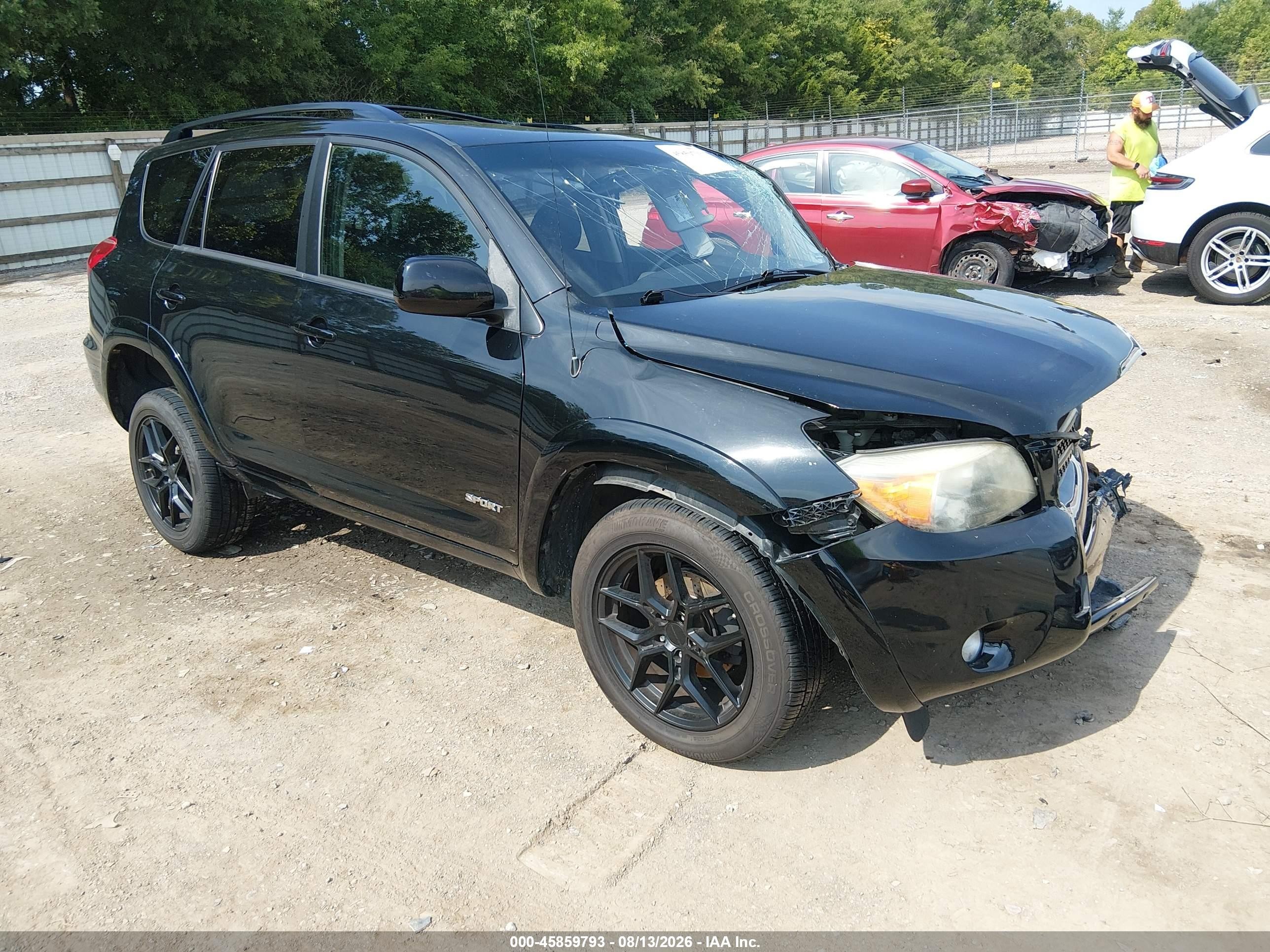 2008 Toyota Rav4 Sport V6 Black vin: JTMZK32V585017919