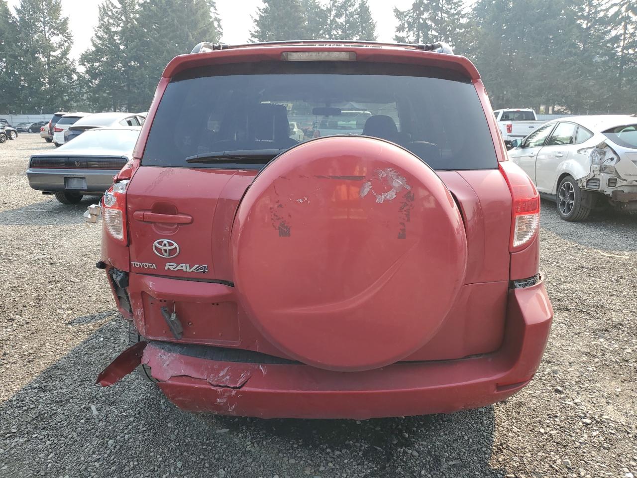 2007 Toyota Rav4 Sport Red vin: JTMZK32V676005013