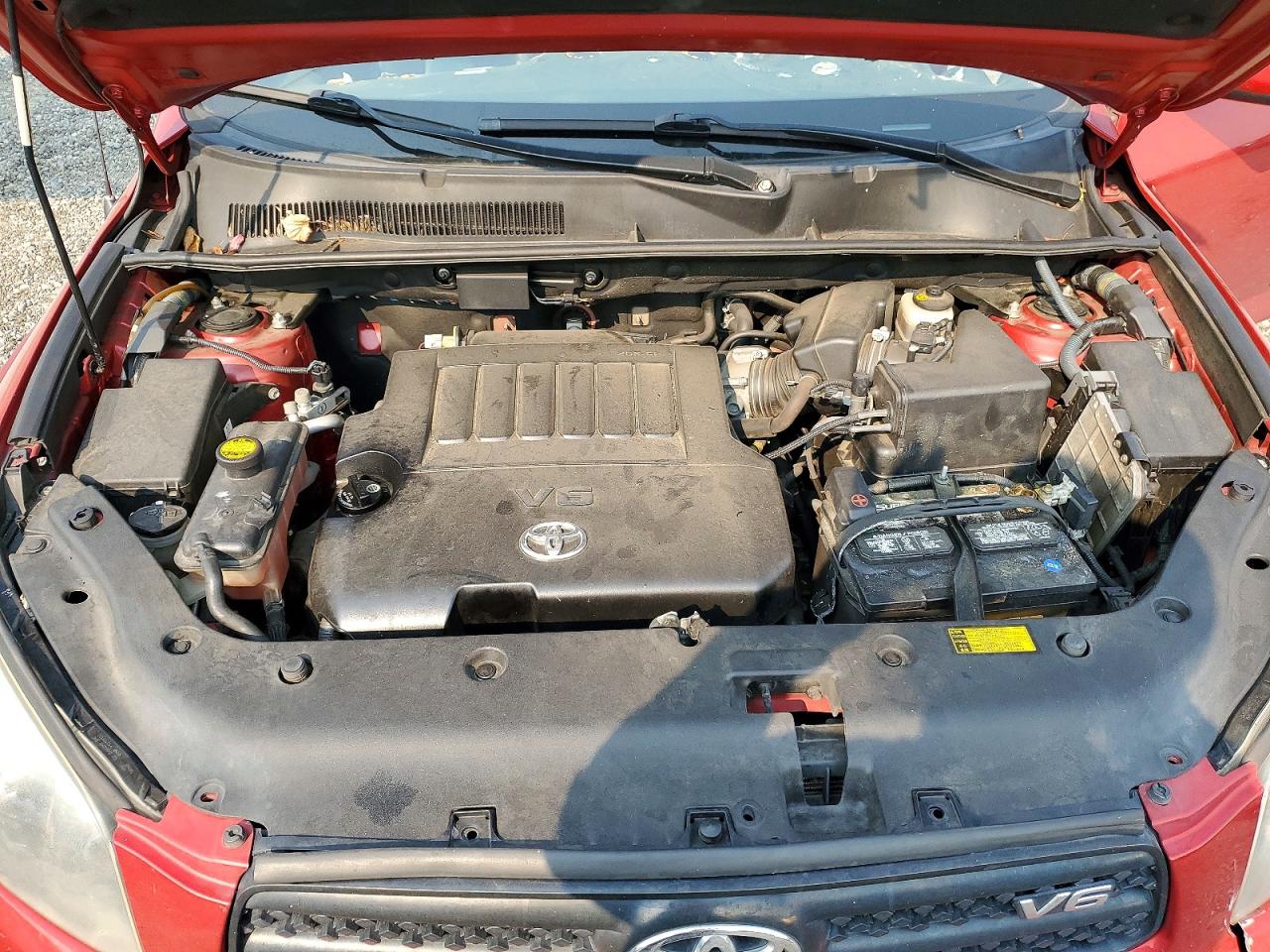 2007 Toyota Rav4 Sport Red vin: JTMZK32V676005013