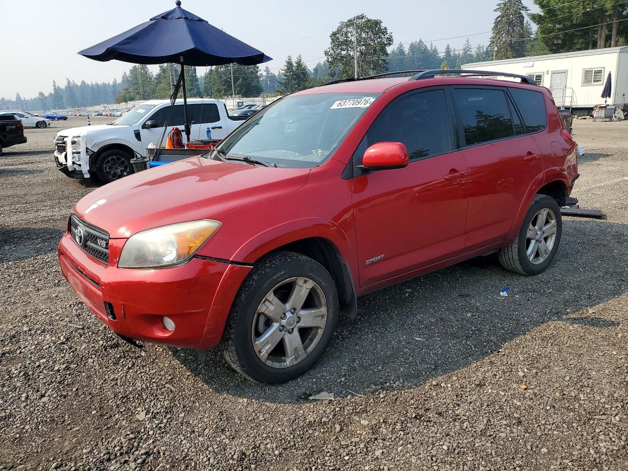 2007 Toyota Rav4 Sport Red vin: JTMZK32V676005013