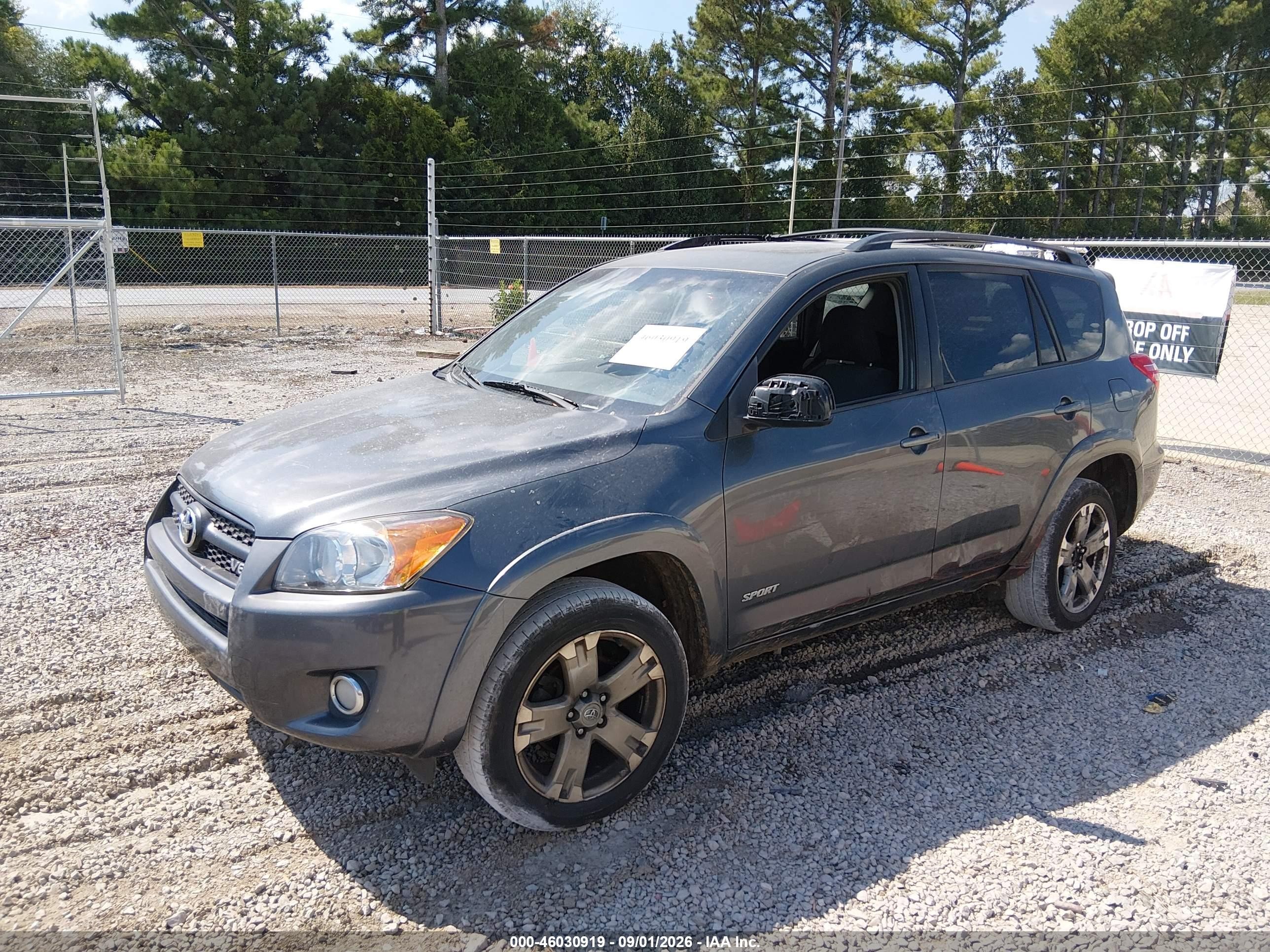 2009 Toyota Rav4 Sport V6 Gray vin: JTMZK32V695024556