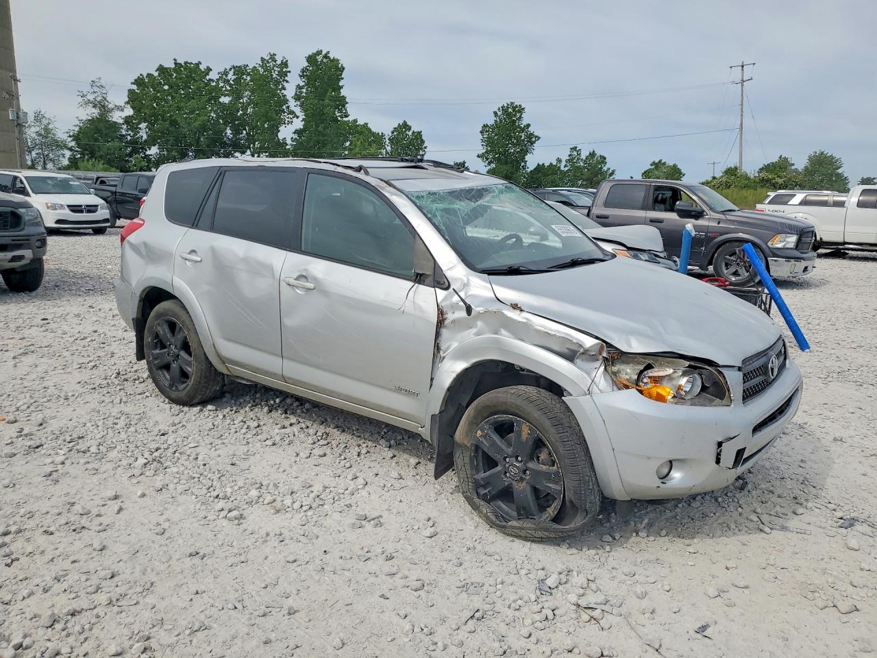 2006 Toyota Rav4 Sport Silver vin: JTMZK32V766001082