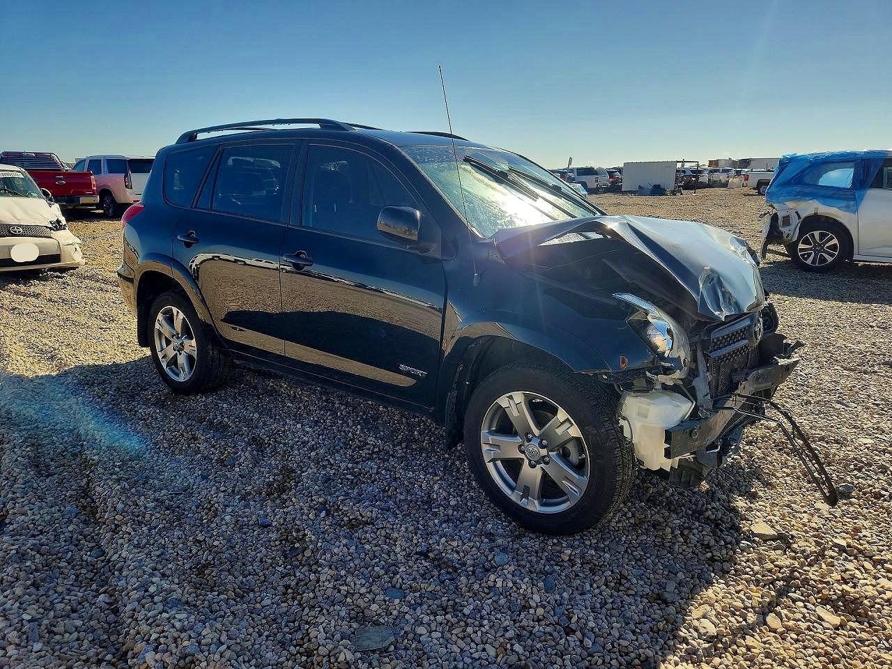 2008 Toyota Rav 4 Black vin: JTMZK32V786012733