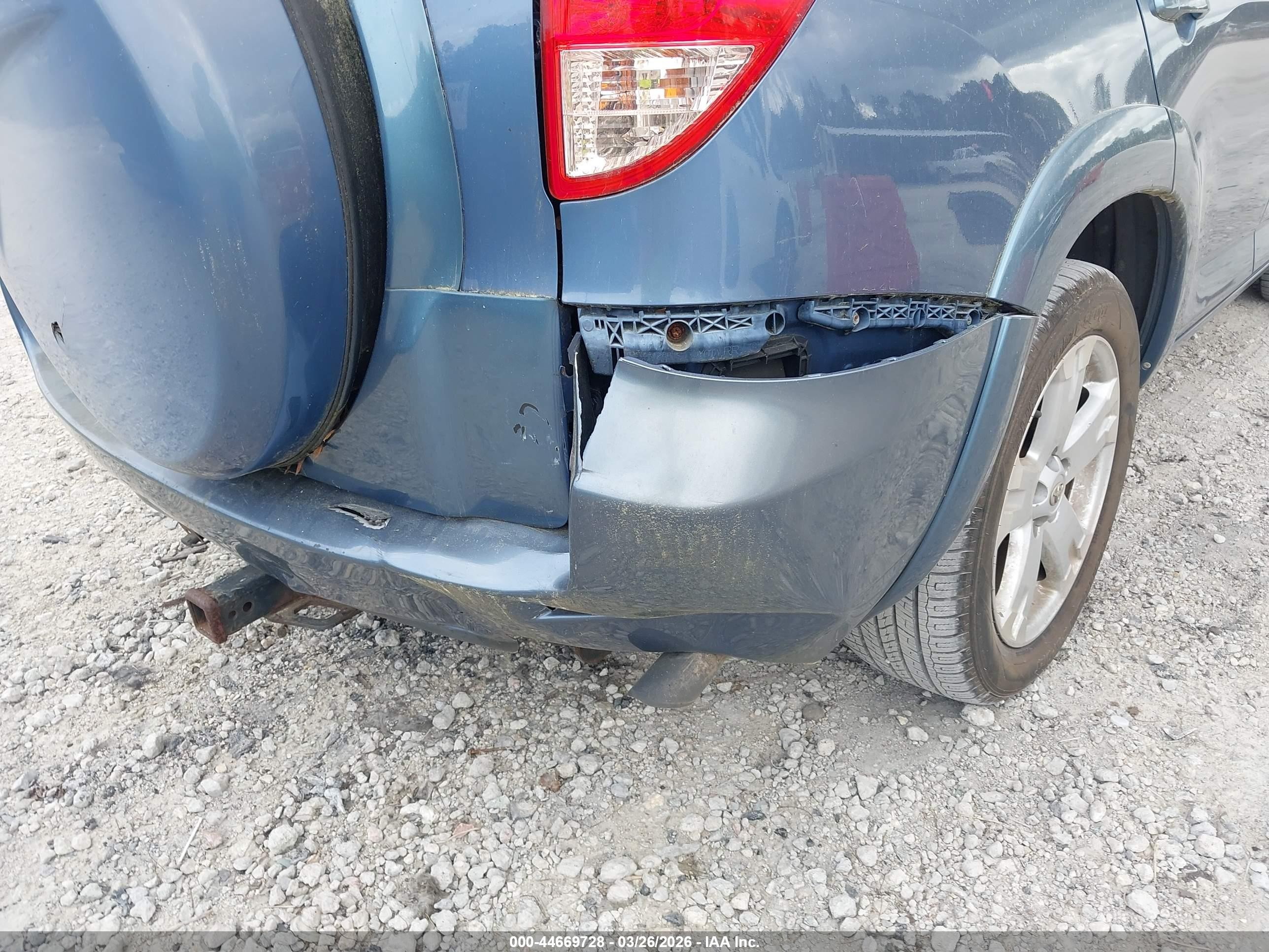 2007 Toyota Rav4 Sport V6 Blue vin: JTMZK32V876006423