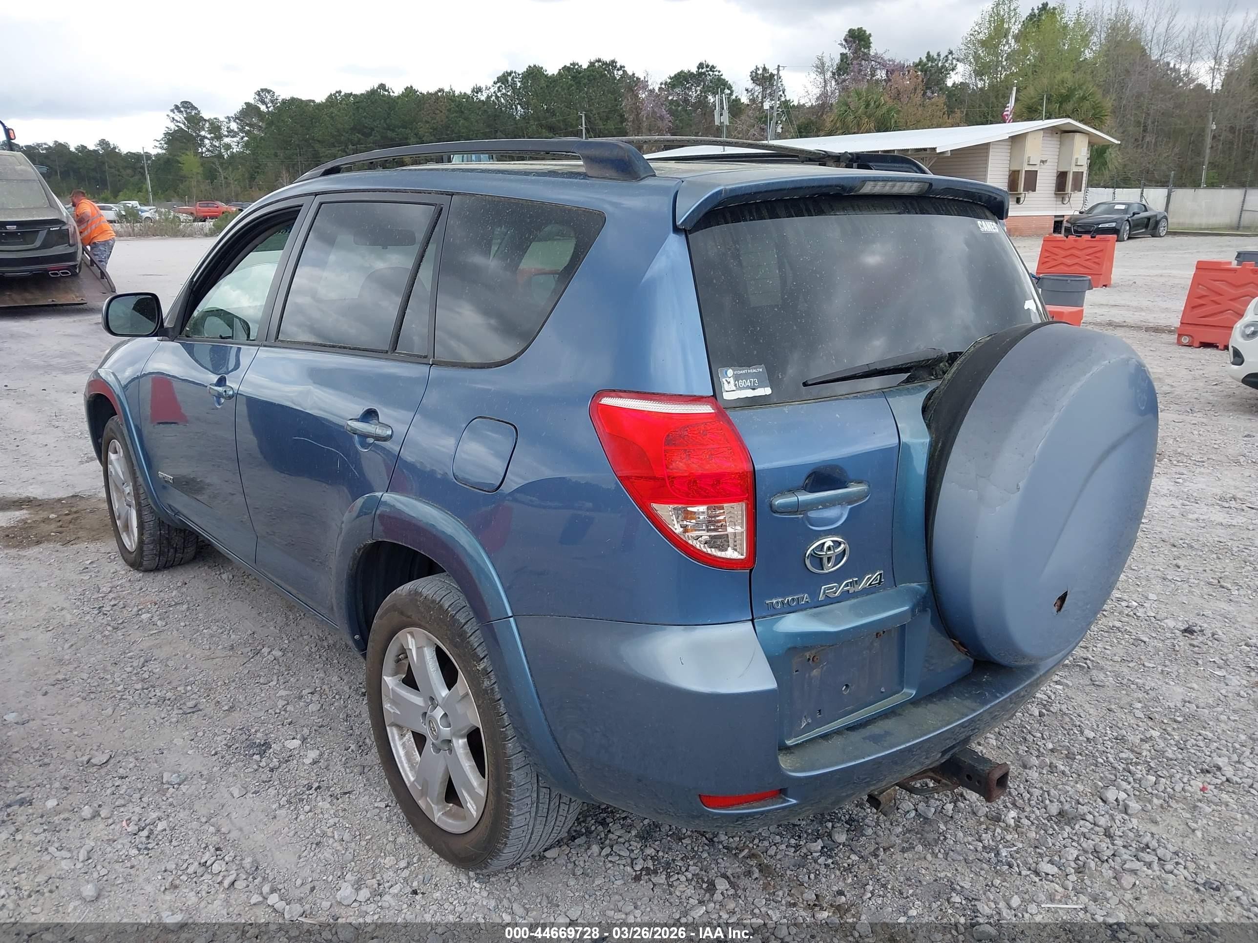 2007 Toyota Rav4 Sport V6 Blue vin: JTMZK32V876006423