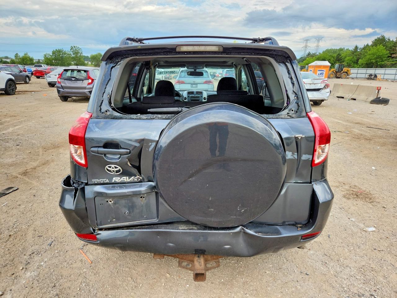 2007 Toyota Rav4 Sport Gray vin: JTMZK32V975009921