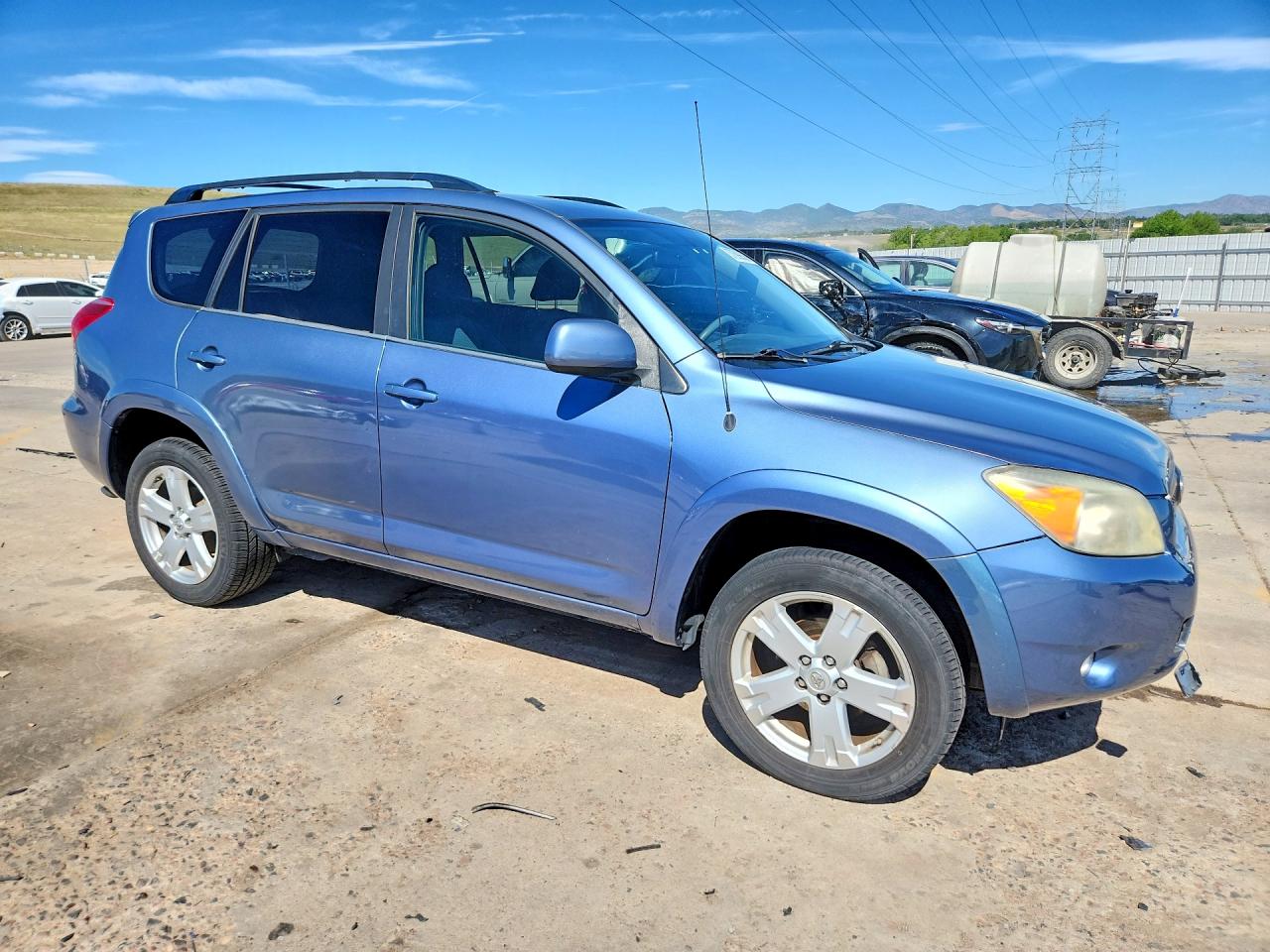 2007 Toyota Rav4 Sport Blue vin: JTMZK32V975010972