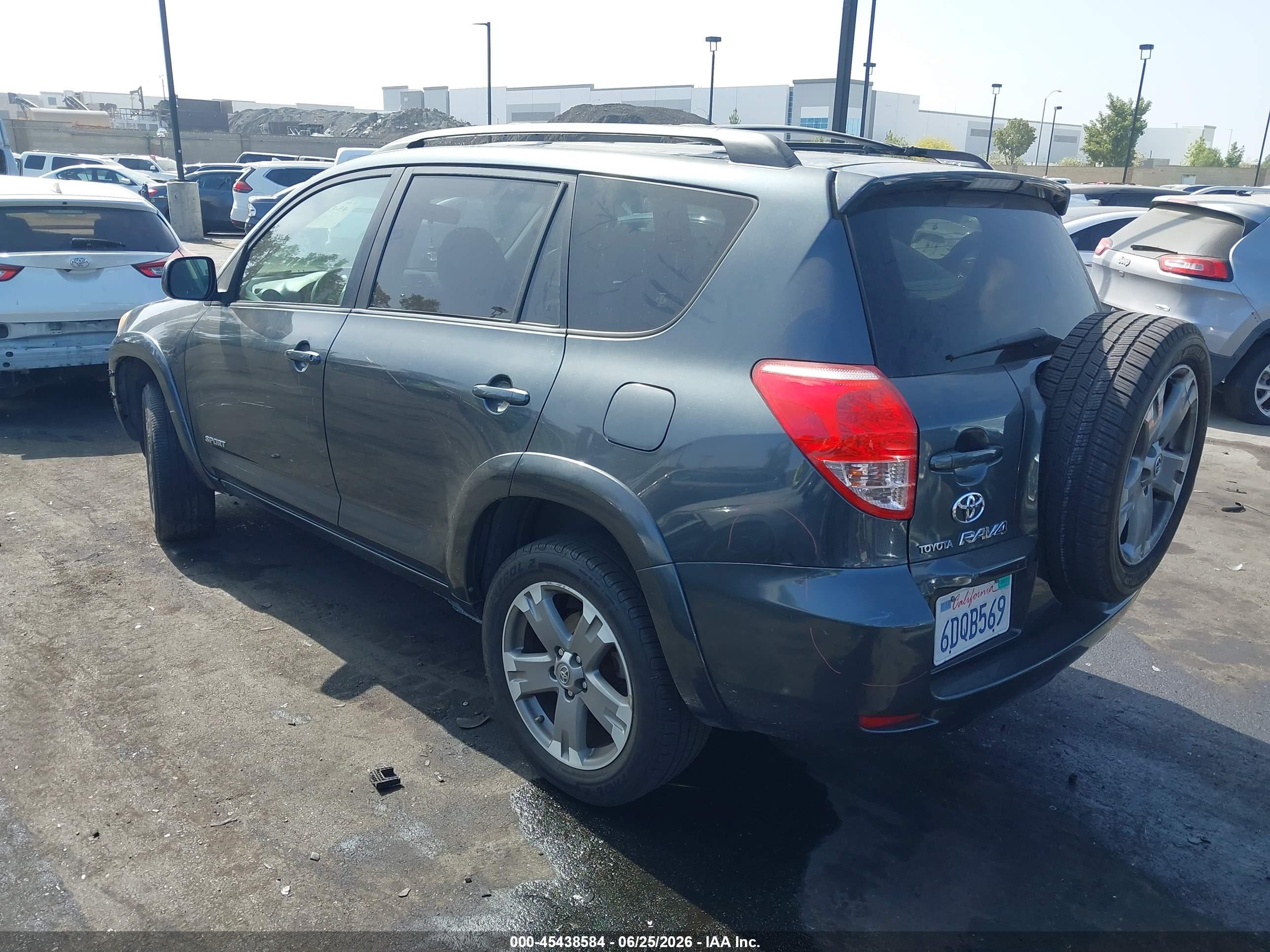 2008 Toyota Rav4 Sport V6 Gray vin: JTMZK32VX86012239