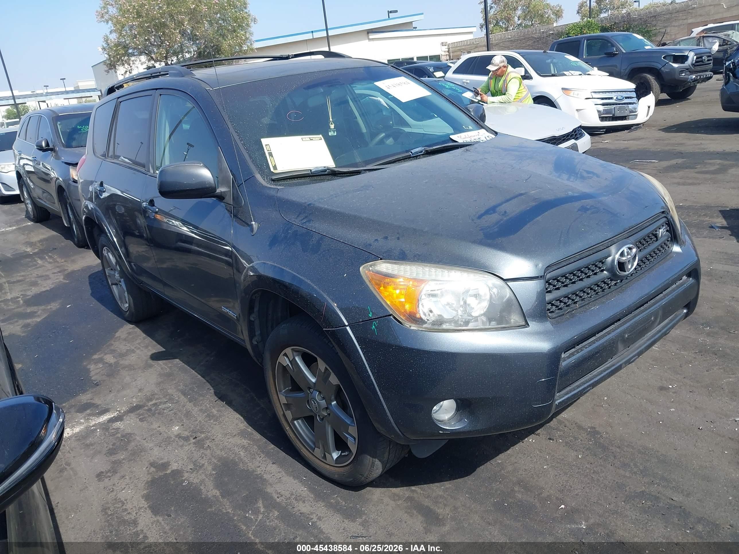 2008 Toyota Rav4 Sport V6 Gray vin: JTMZK32VX86012239