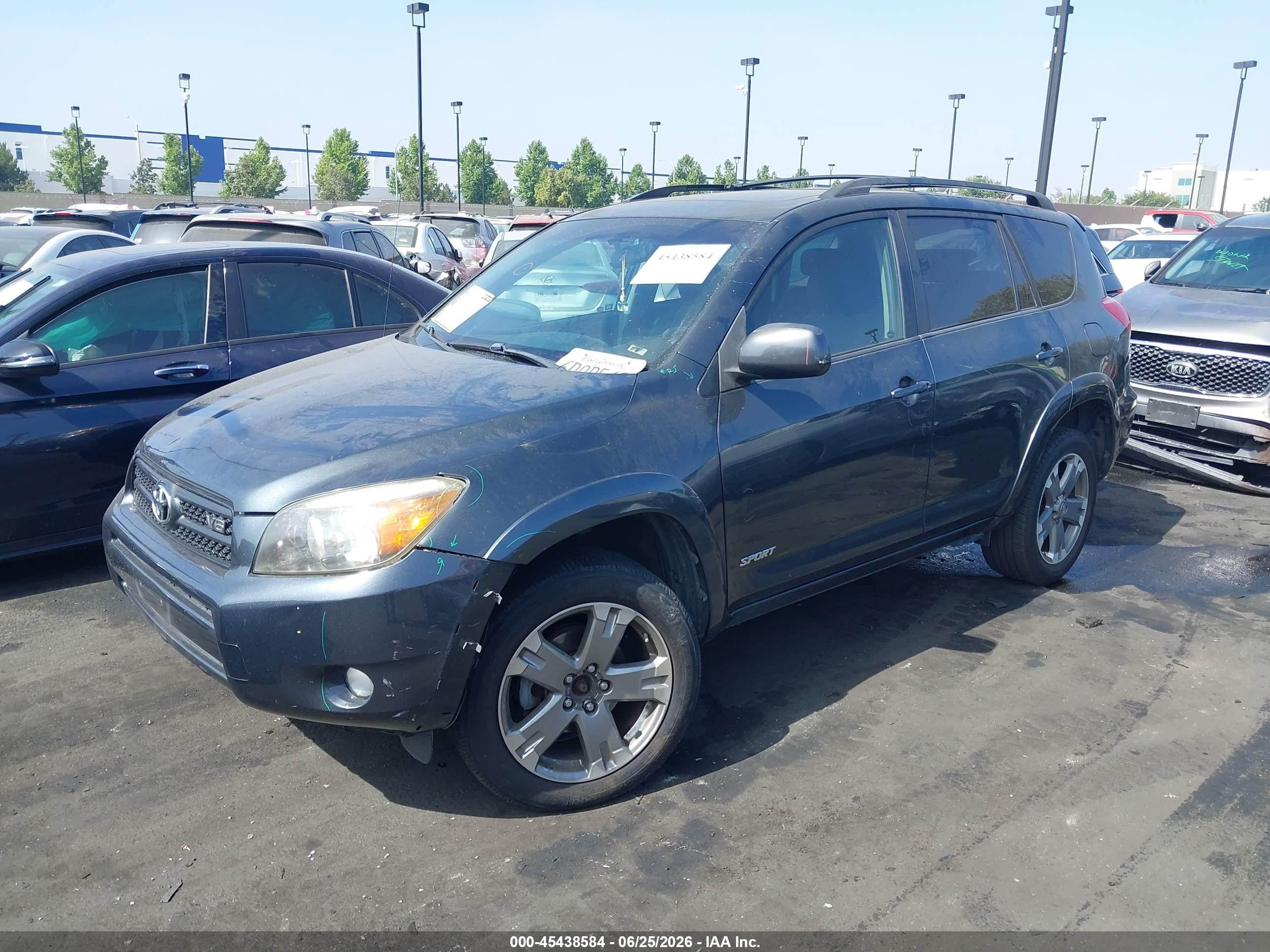 2008 Toyota Rav4 Sport V6 Gray vin: JTMZK32VX86012239