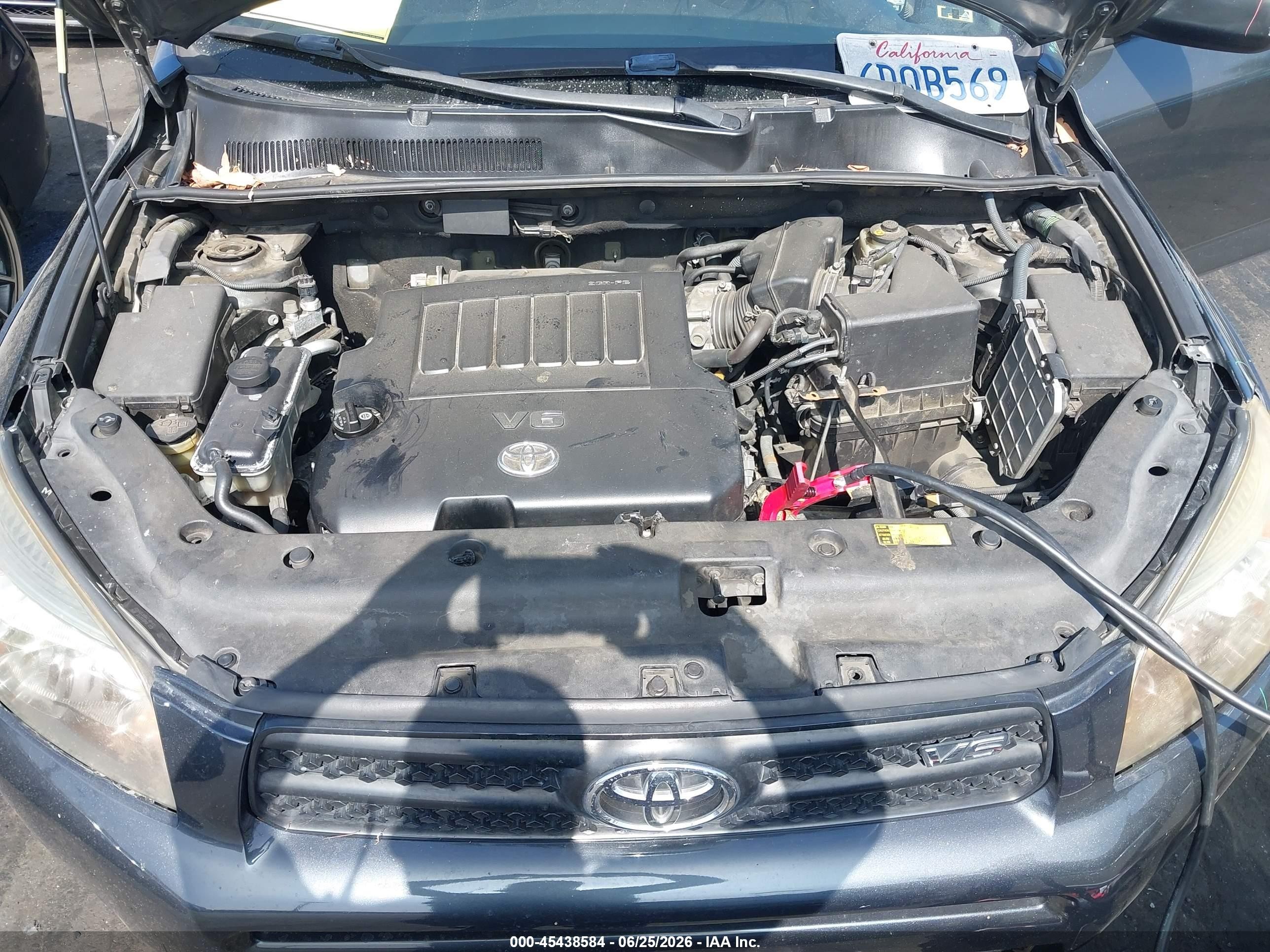 2008 Toyota Rav4 Sport V6 Gray vin: JTMZK32VX86012239