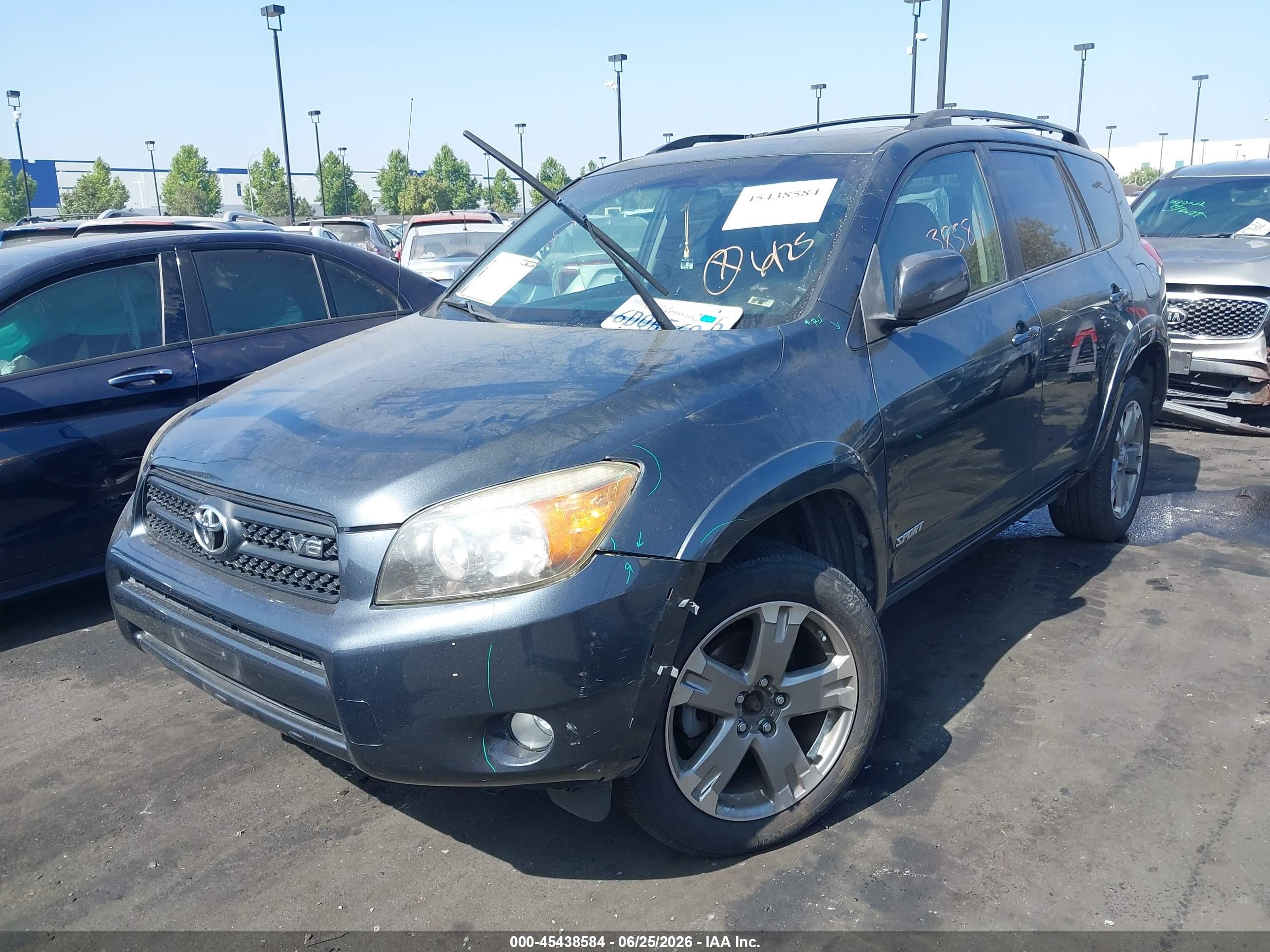 2008 Toyota Rav4 Sport V6 Gray vin: JTMZK32VX86012239