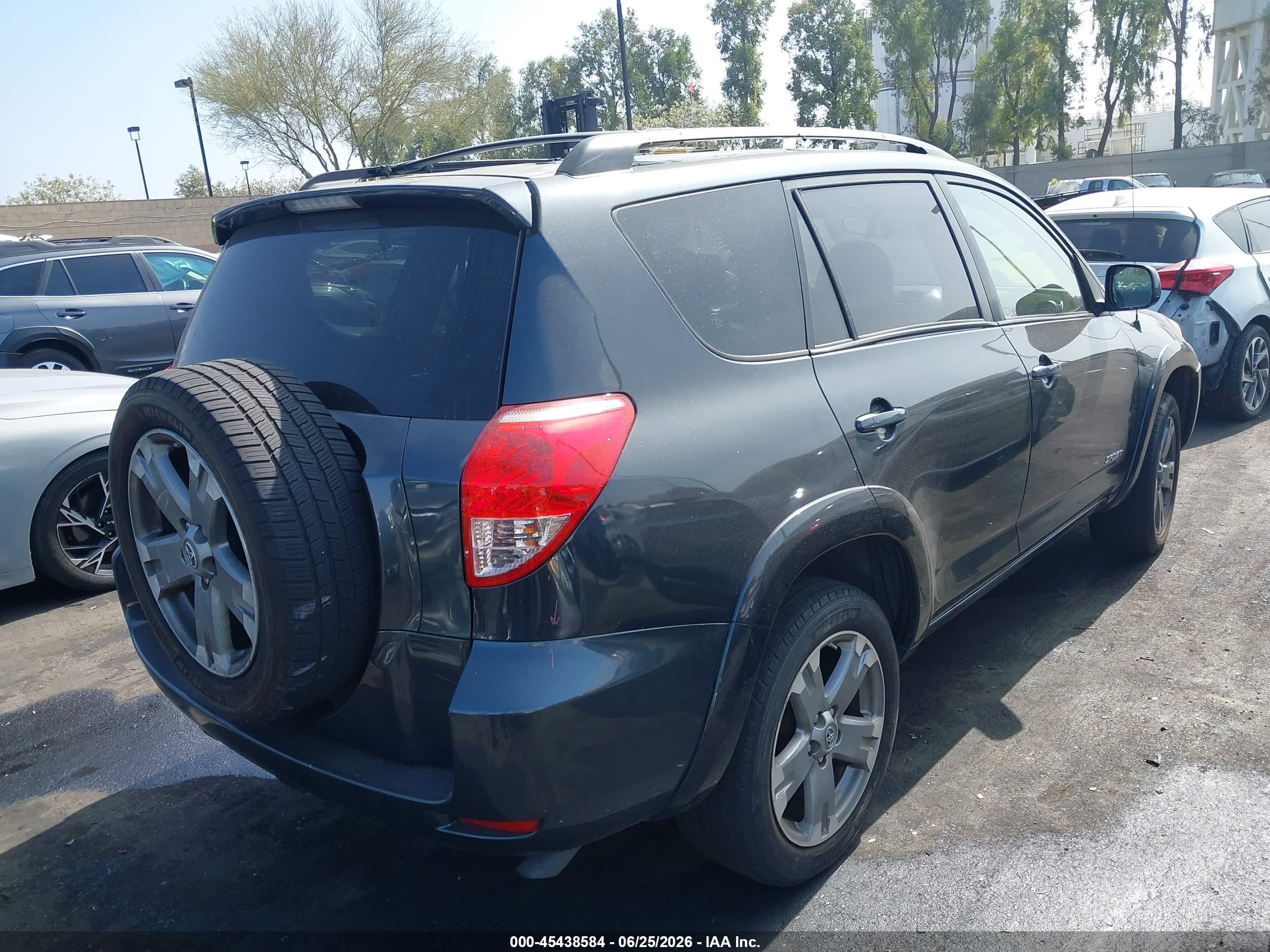 2008 Toyota Rav4 Sport V6 Gray vin: JTMZK32VX86012239
